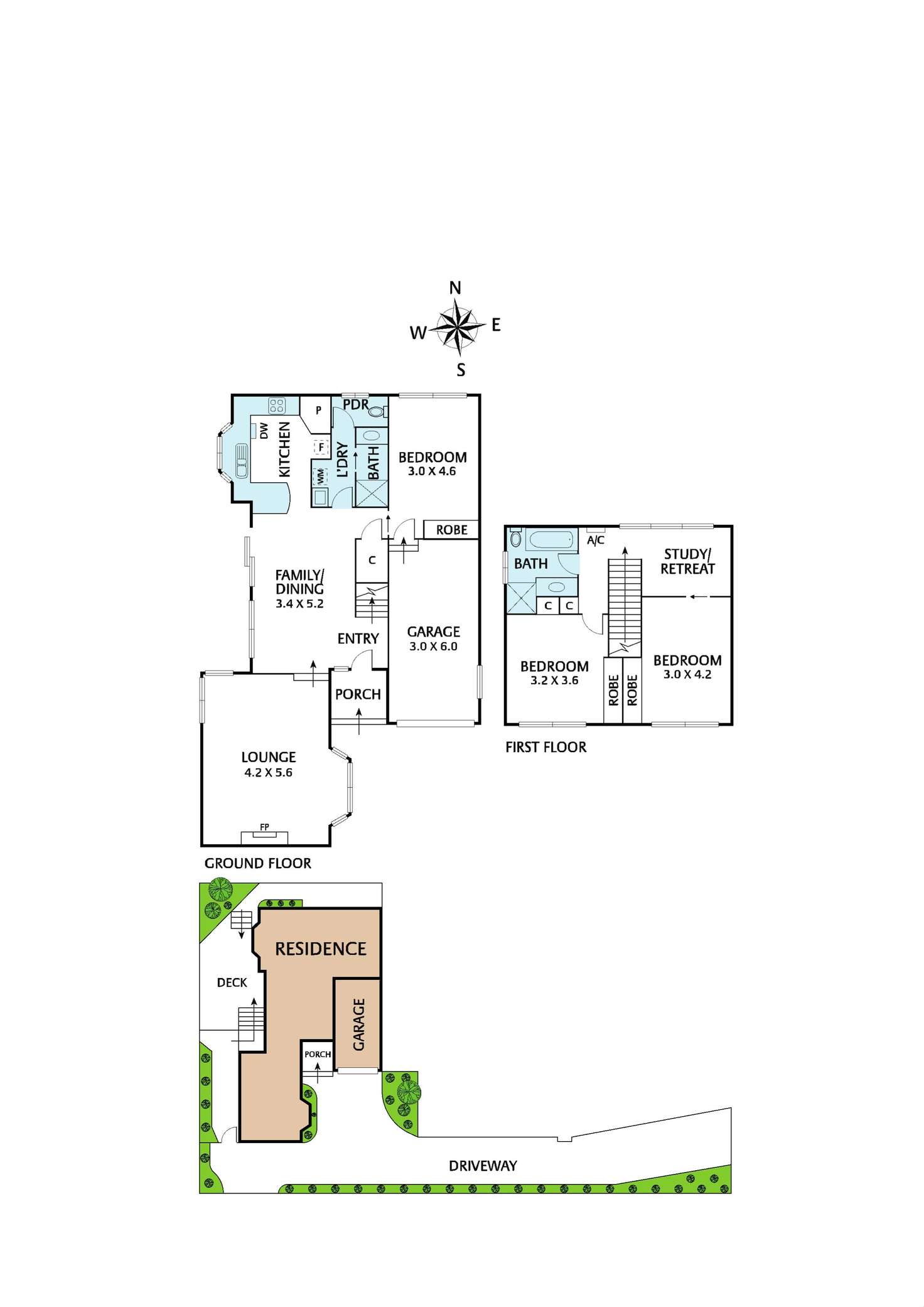 Floorplan of Homely townhouse listing, 19A Martha Street, Donvale VIC 3111