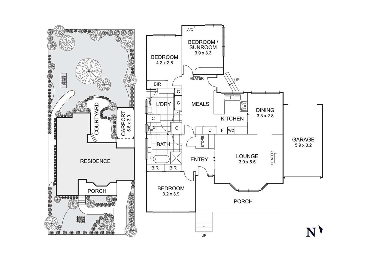 Floorplan of Homely house listing, 5 Melaleuca Avenue, Templestowe Lower VIC 3107