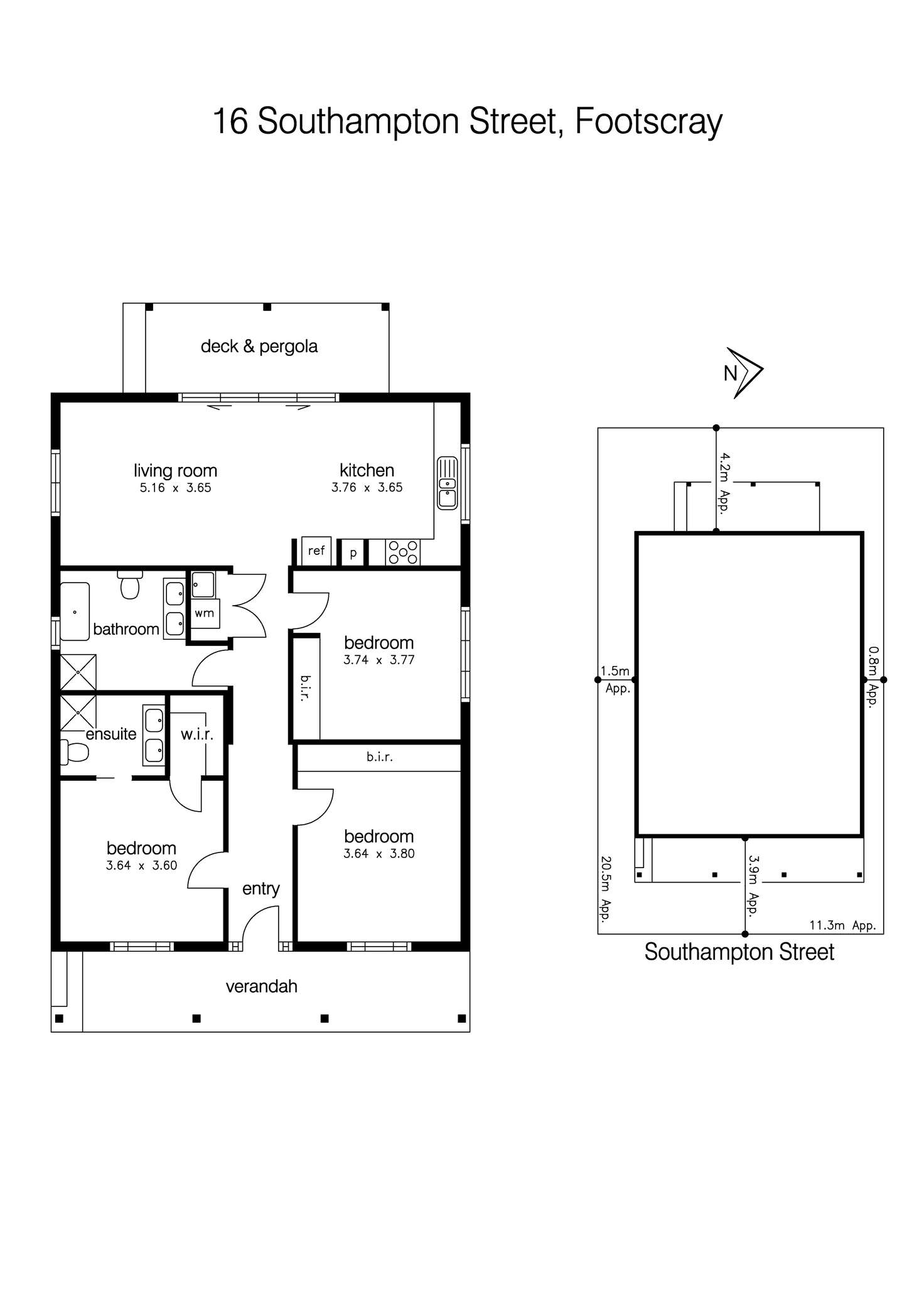 Floorplan of Homely house listing, 16 Southampton Street, Footscray VIC 3011