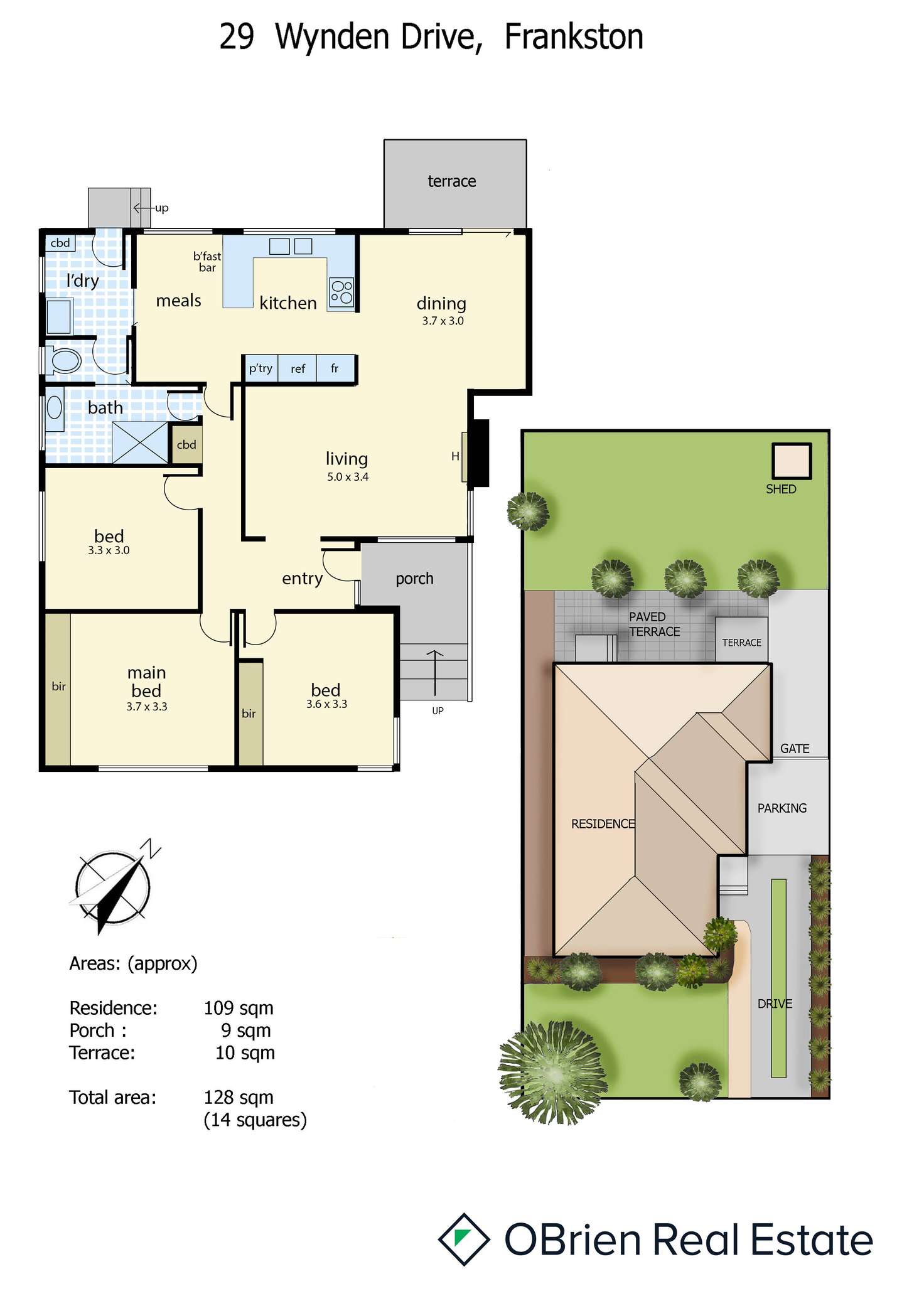 Floorplan of Homely house listing, 29 Wynden Drive, Frankston VIC 3199