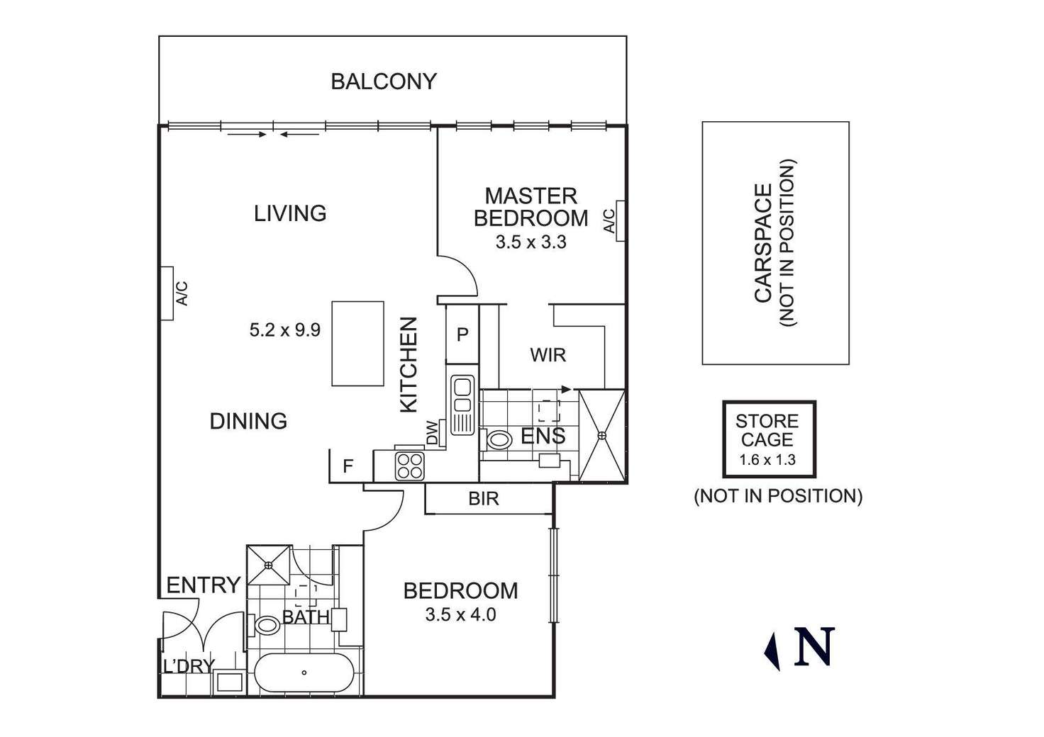 Floorplan of Homely apartment listing, 23/316-318 Manningham Road, Doncaster VIC 3108