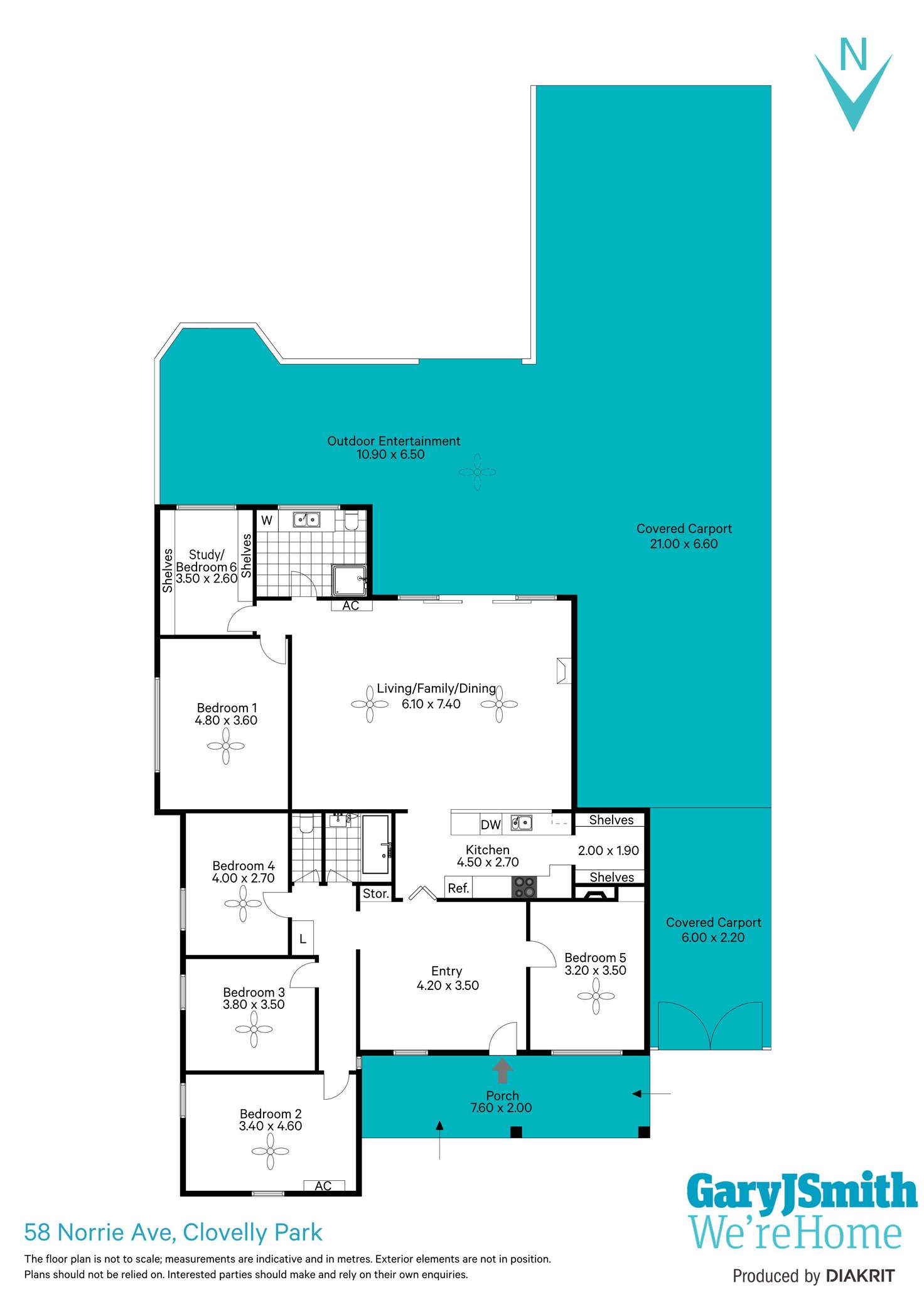 Floorplan of Homely house listing, 58 Norrie Avenue, Clovelly Park SA 5042