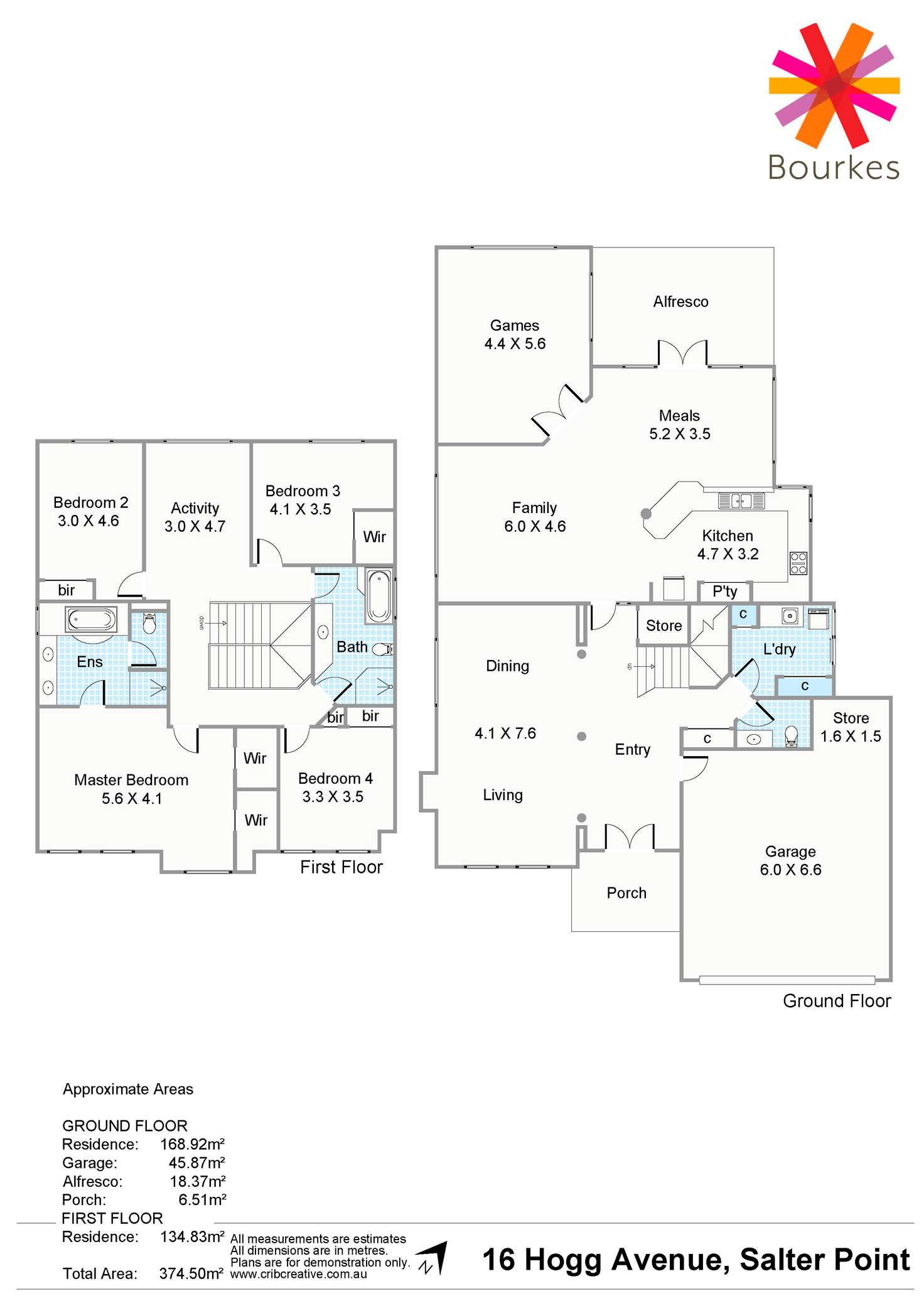 Floorplan of Homely house listing, 16 Hogg Avenue, Salter Point WA 6152