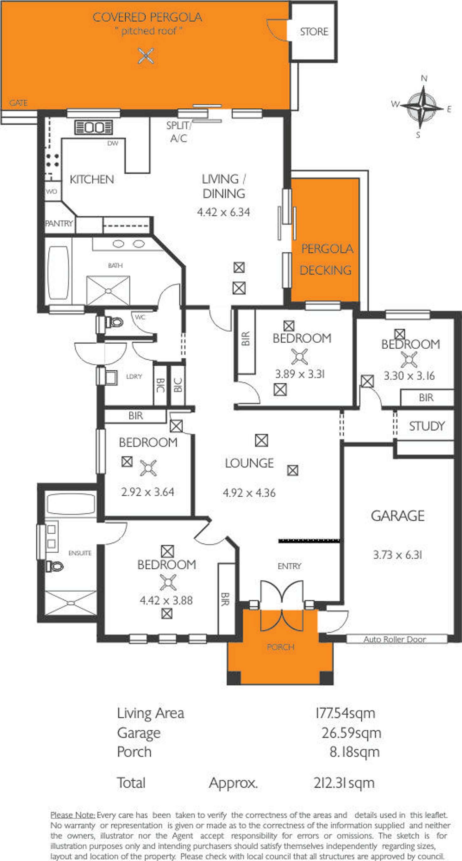 Floorplan of Homely house listing, 12 Aragon Street, Fullarton SA 5063