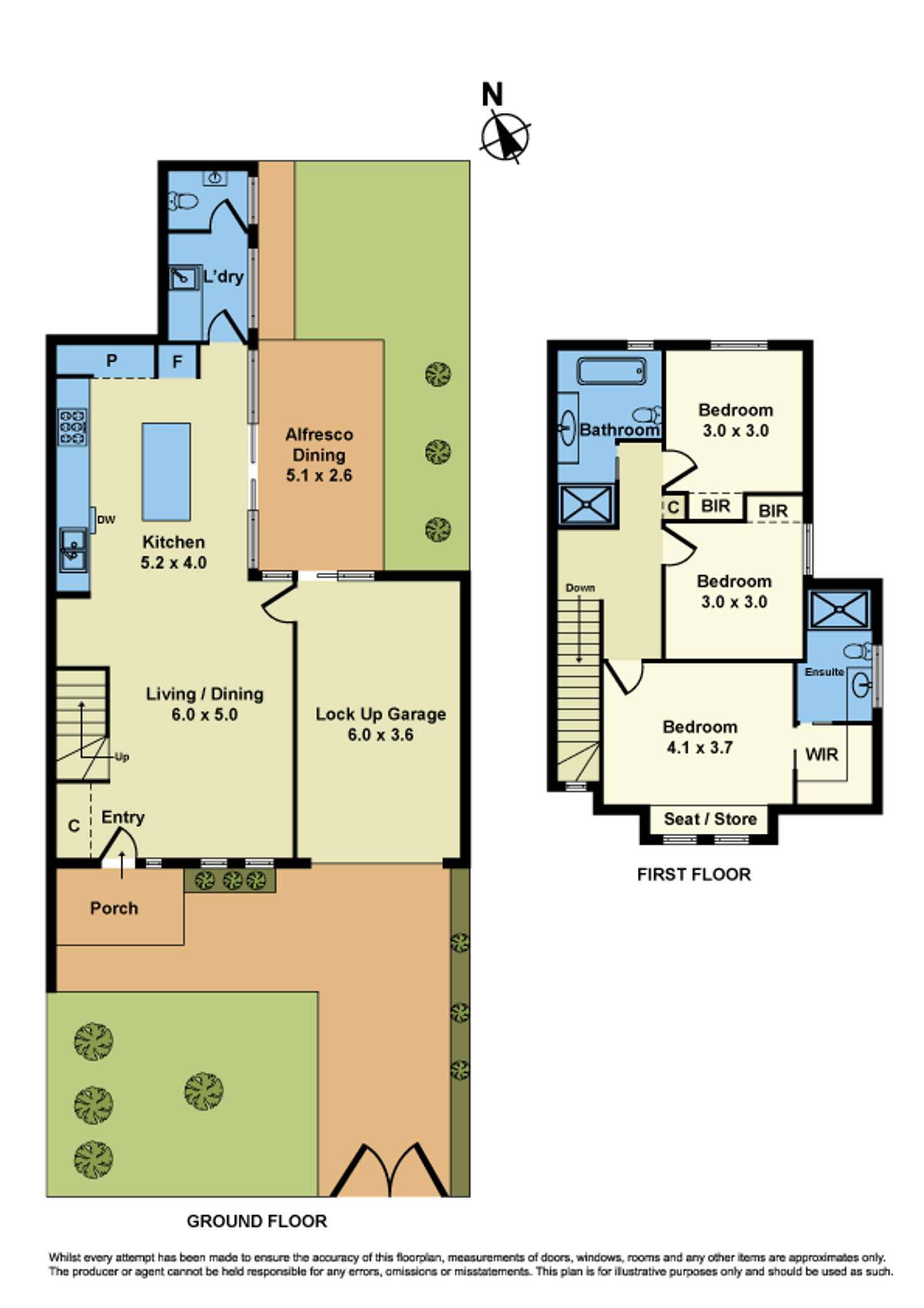 Floorplan of Homely townhouse listing, 62 May Street, Altona North VIC 3025