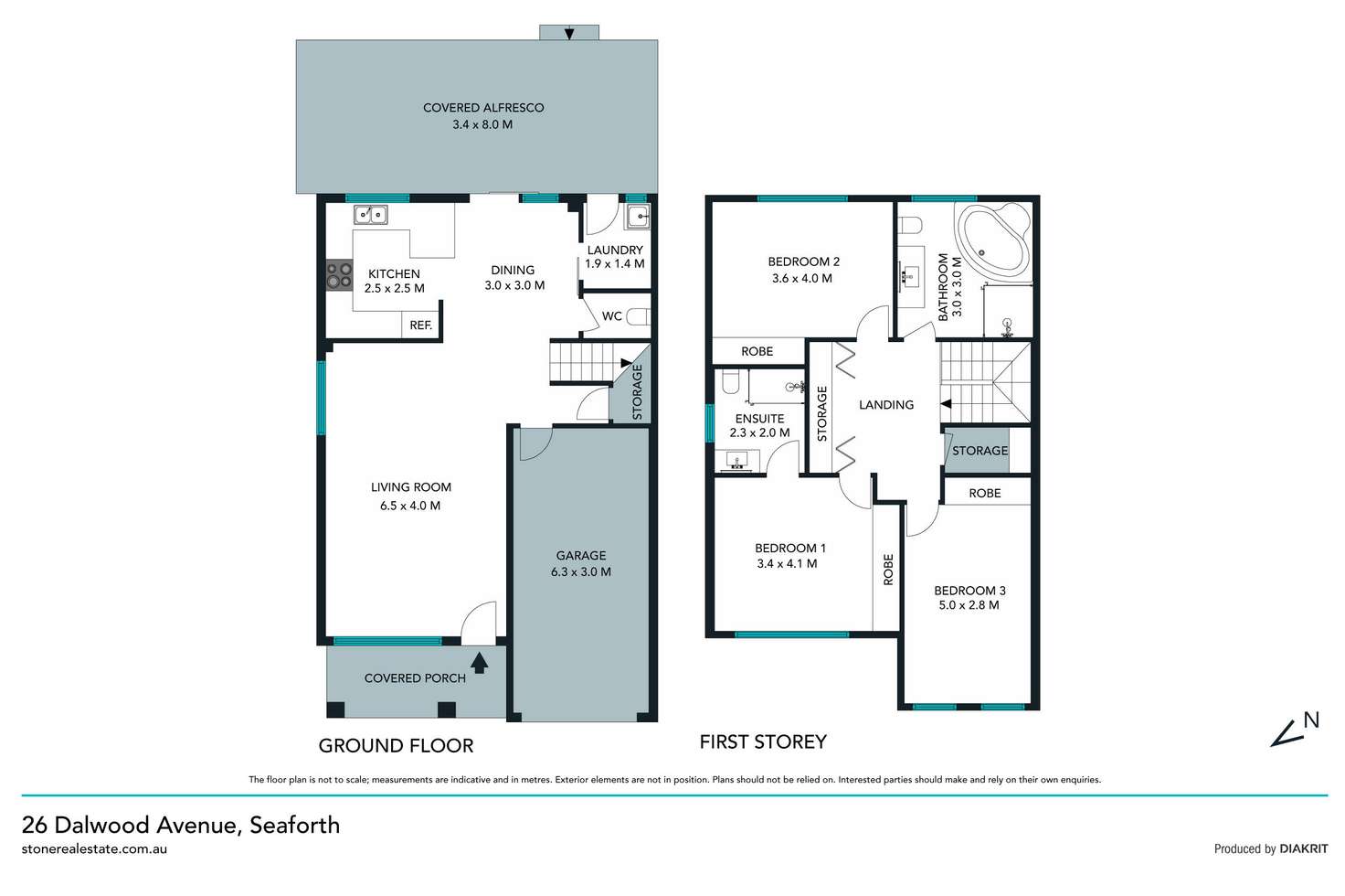 Floorplan of Homely townhouse listing, 26 Dalwood Avenue, Seaforth NSW 2092