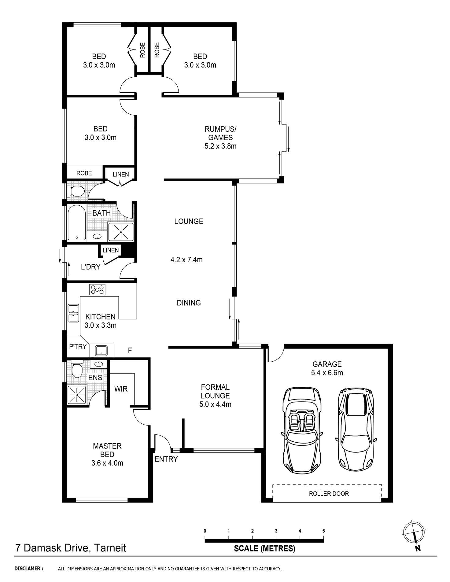 Floorplan of Homely house listing, 7 Damask Drive, Tarneit VIC 3029