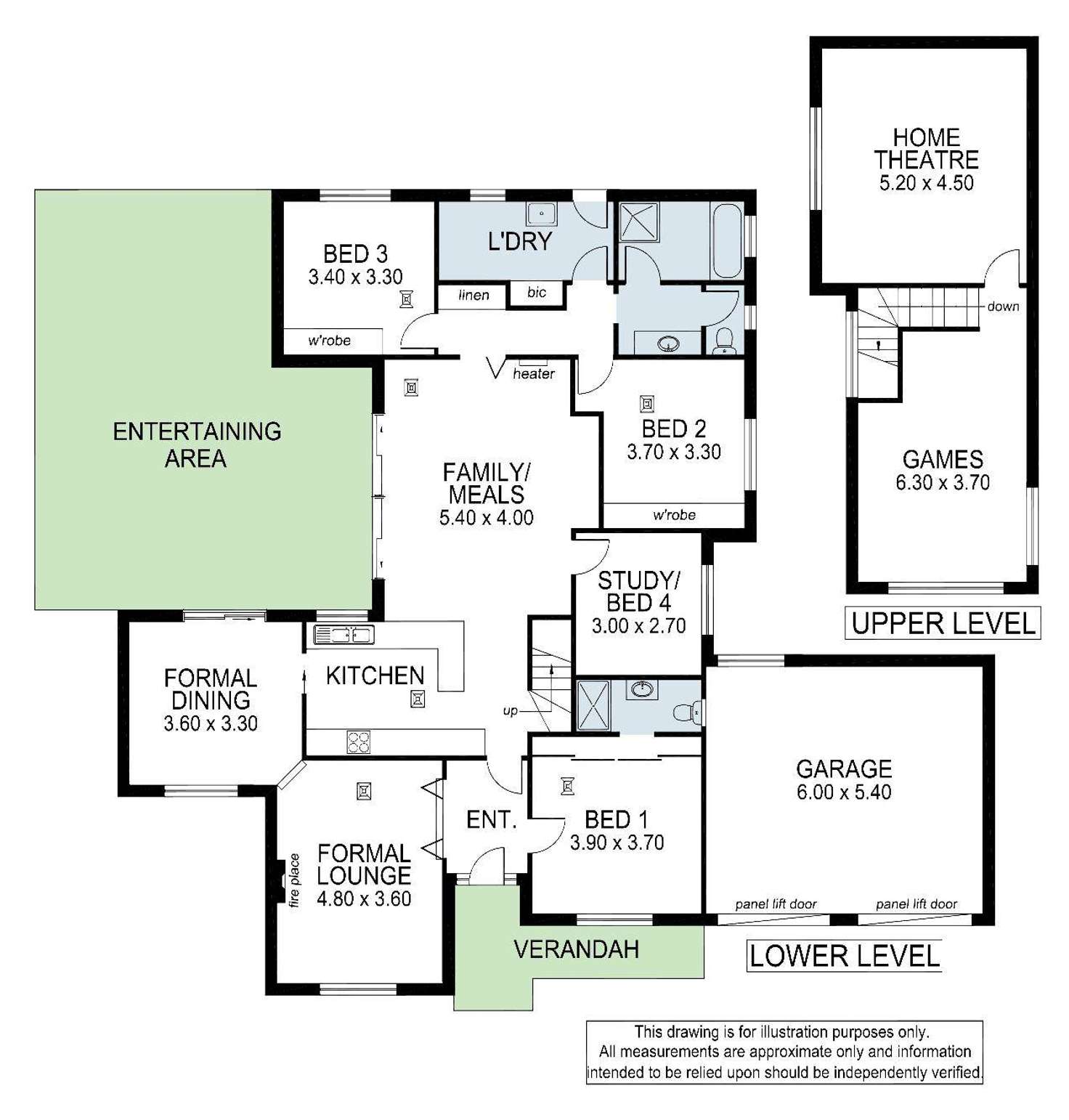 Floorplan of Homely house listing, 60 Horseshoe Drive, Aberfoyle Park SA 5159