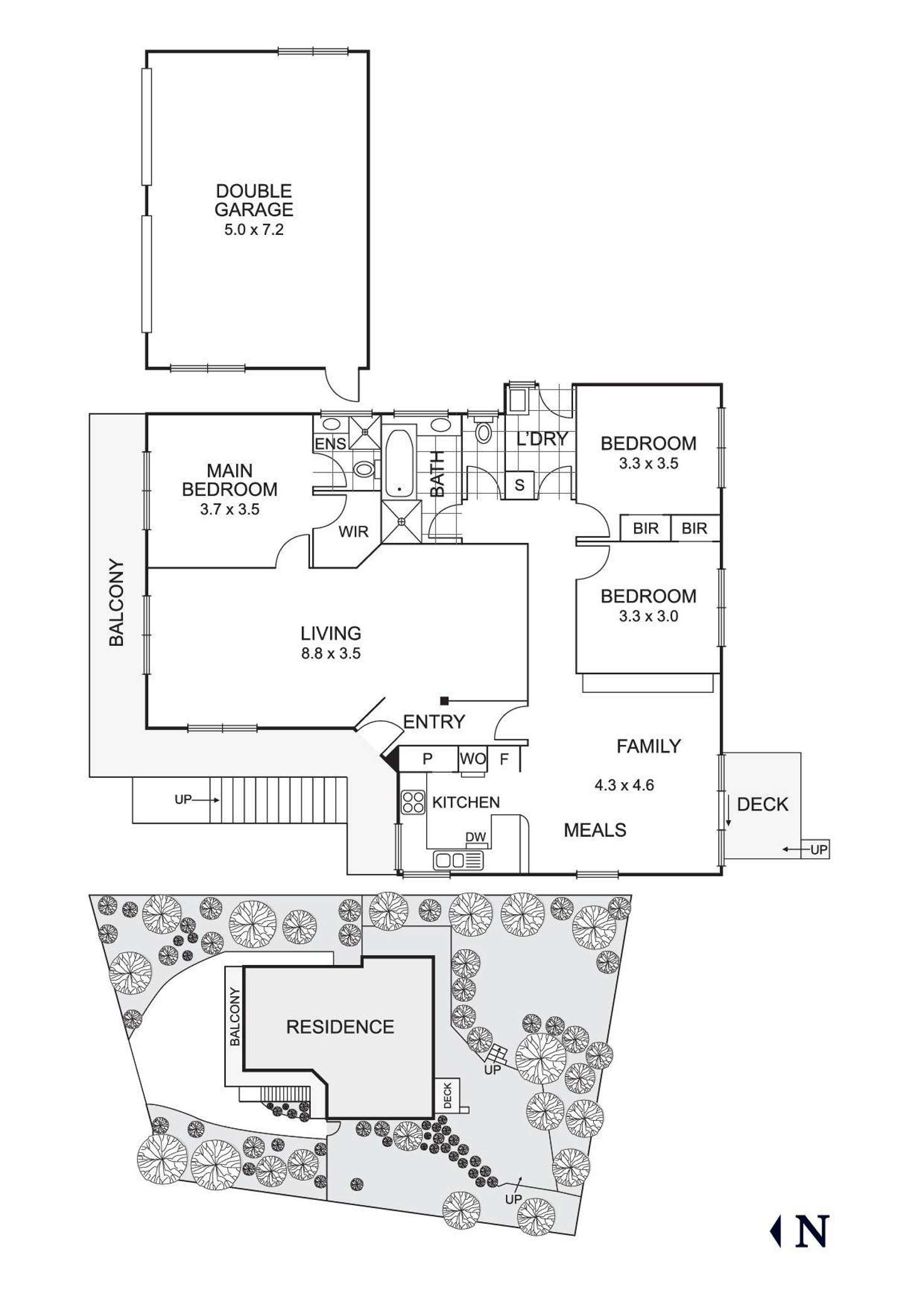 Floorplan of Homely house listing, 1360 Main Road, Eltham VIC 3095