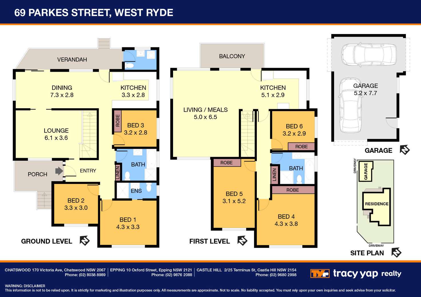 Floorplan of Homely house listing, 69 Parkes Street, West Ryde NSW 2114