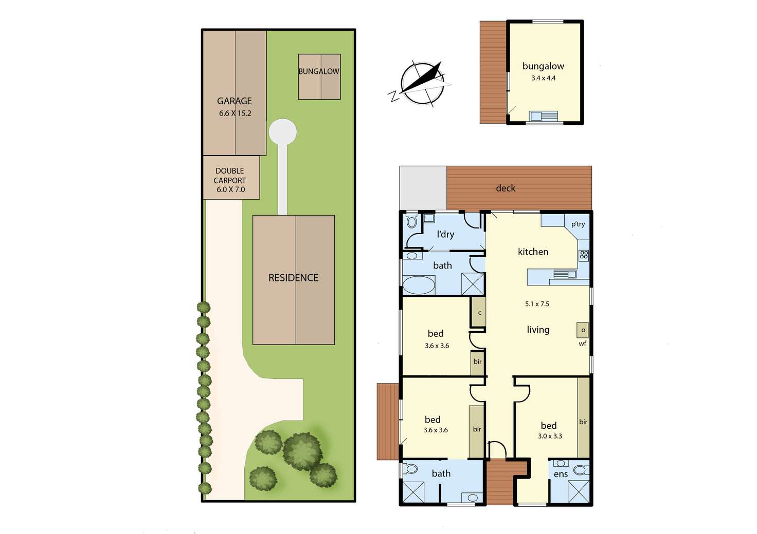 Floorplan of Homely house listing, 288 Beaconsfield Emerald Road, Beaconsfield VIC 3807