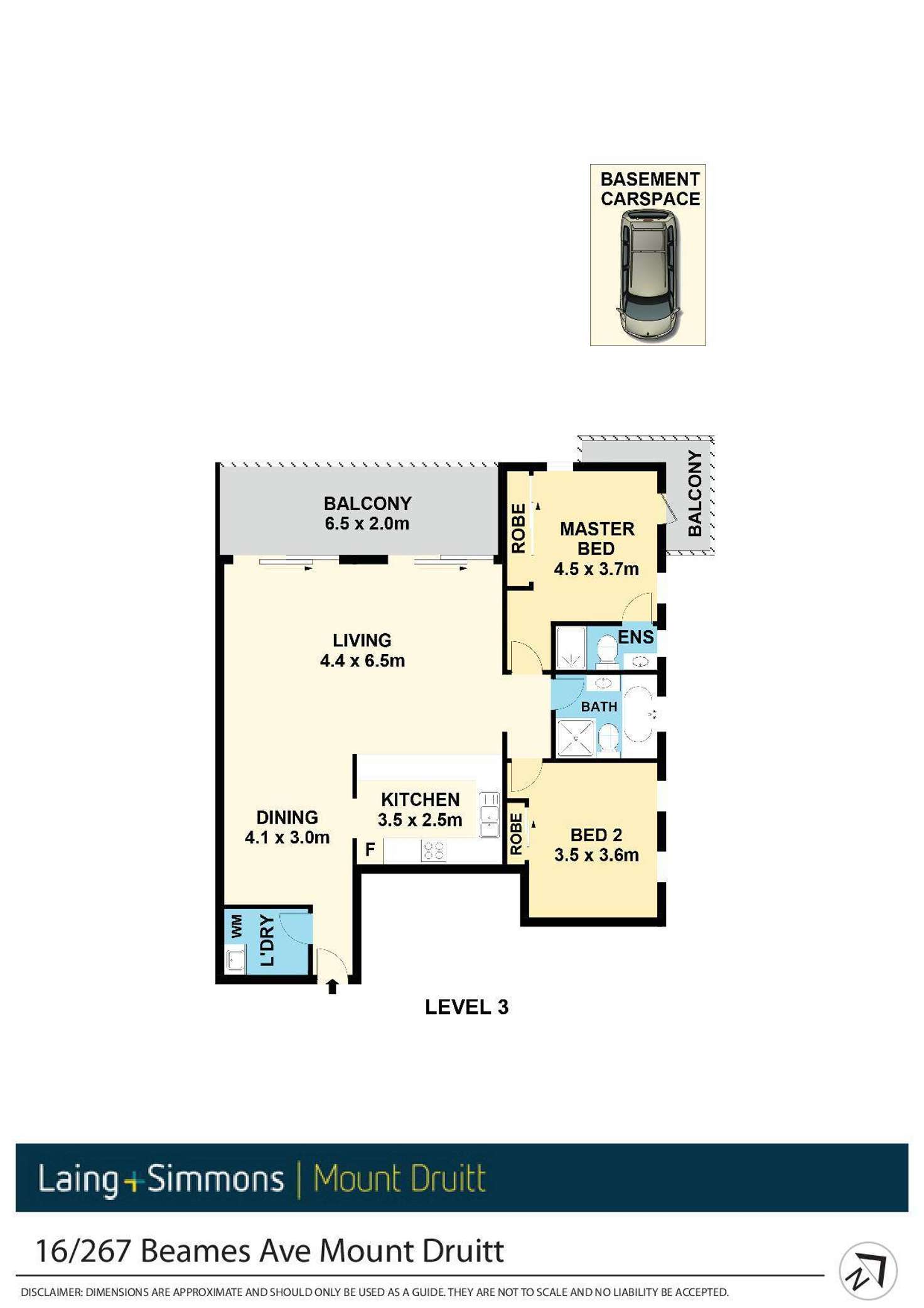 Floorplan of Homely unit listing, 16/267 Beames Ave Avenue, Mount Druitt NSW 2770