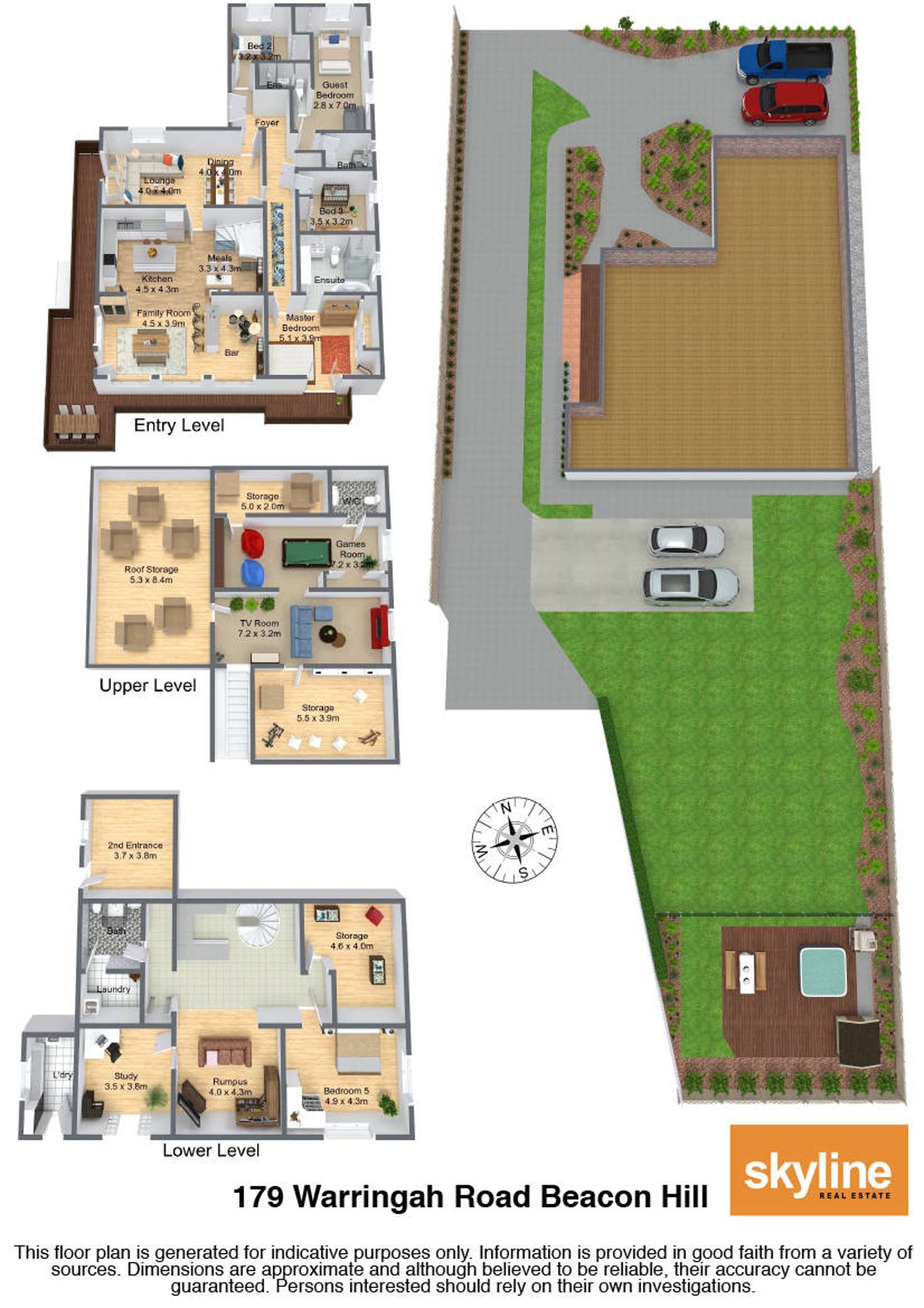 Floorplan of Homely house listing, 179 Warringah Road, Beacon Hill NSW 2100