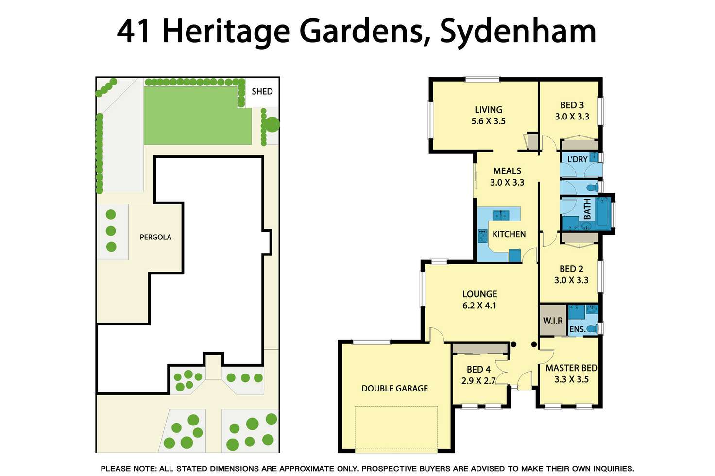 Floorplan of Homely house listing, 41 Heritage Gardens, Sydenham VIC 3037
