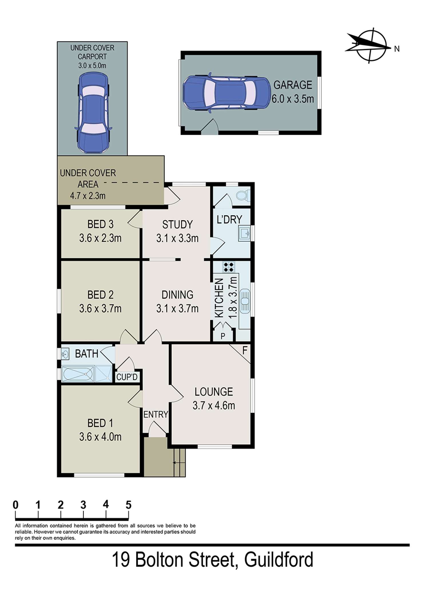 Floorplan of Homely house listing, 19 Bolton Street, Guildford NSW 2161