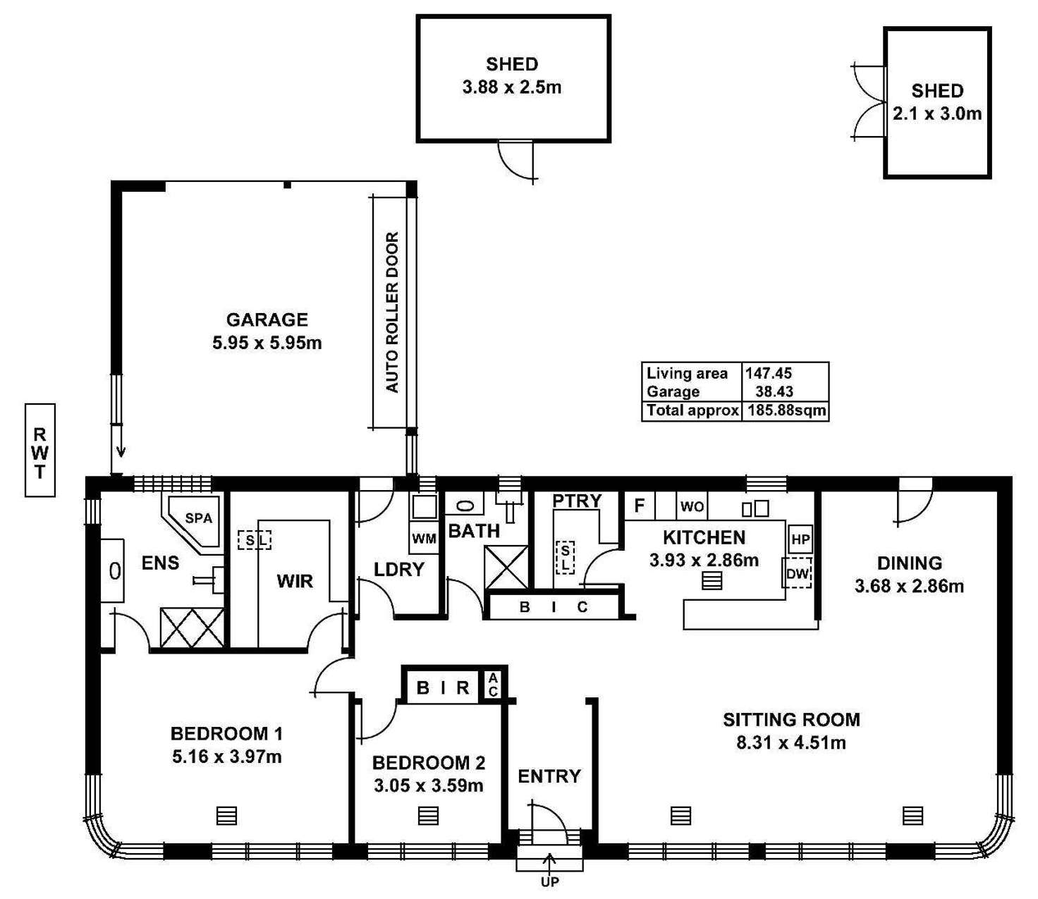 Floorplan of Homely house listing, 22 Bagot Street, Glen Osmond SA 5064