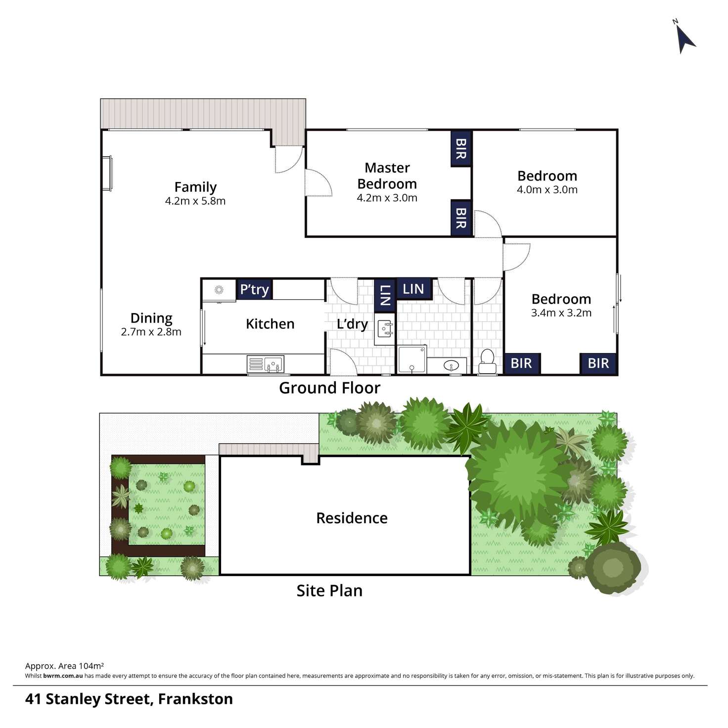 Floorplan of Homely house listing, 41 Stanley Street, Frankston VIC 3199