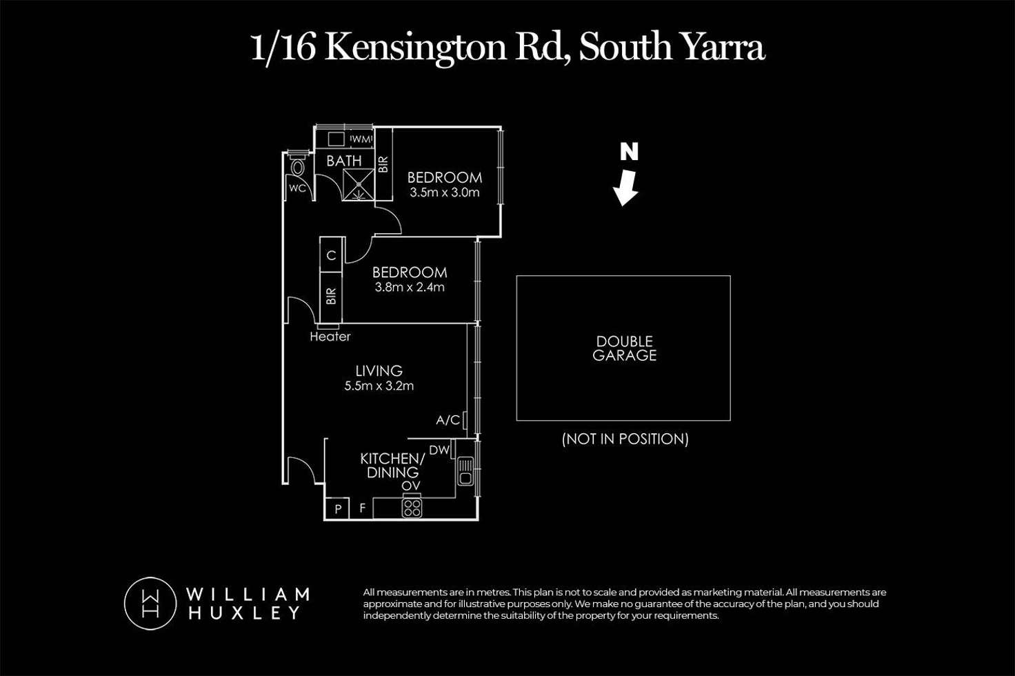 Floorplan of Homely apartment listing, 1/16 Kensington Road, South Yarra VIC 3141