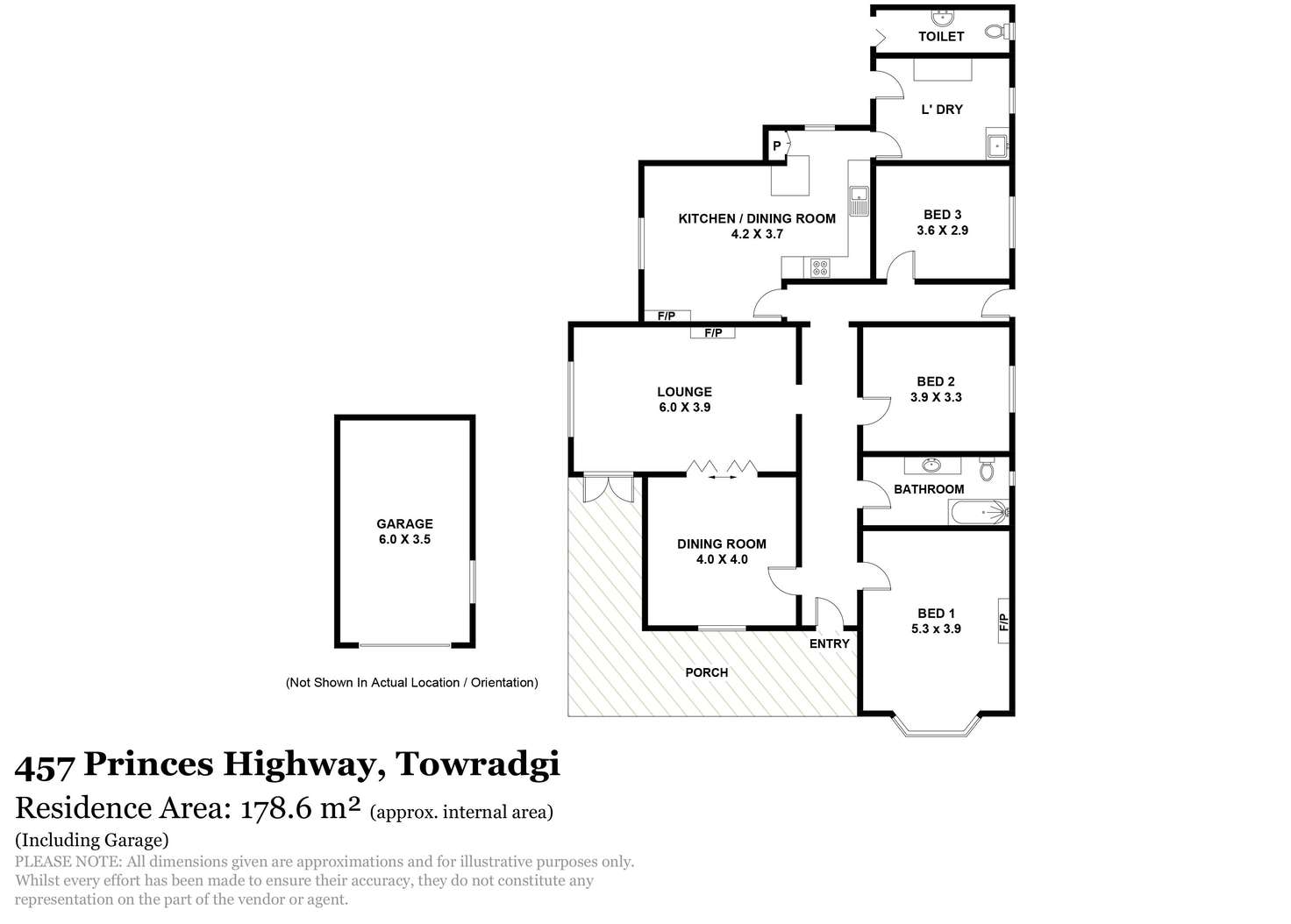 Floorplan of Homely house listing, 457 - 459 Princes Highway, Fernhill NSW 2519