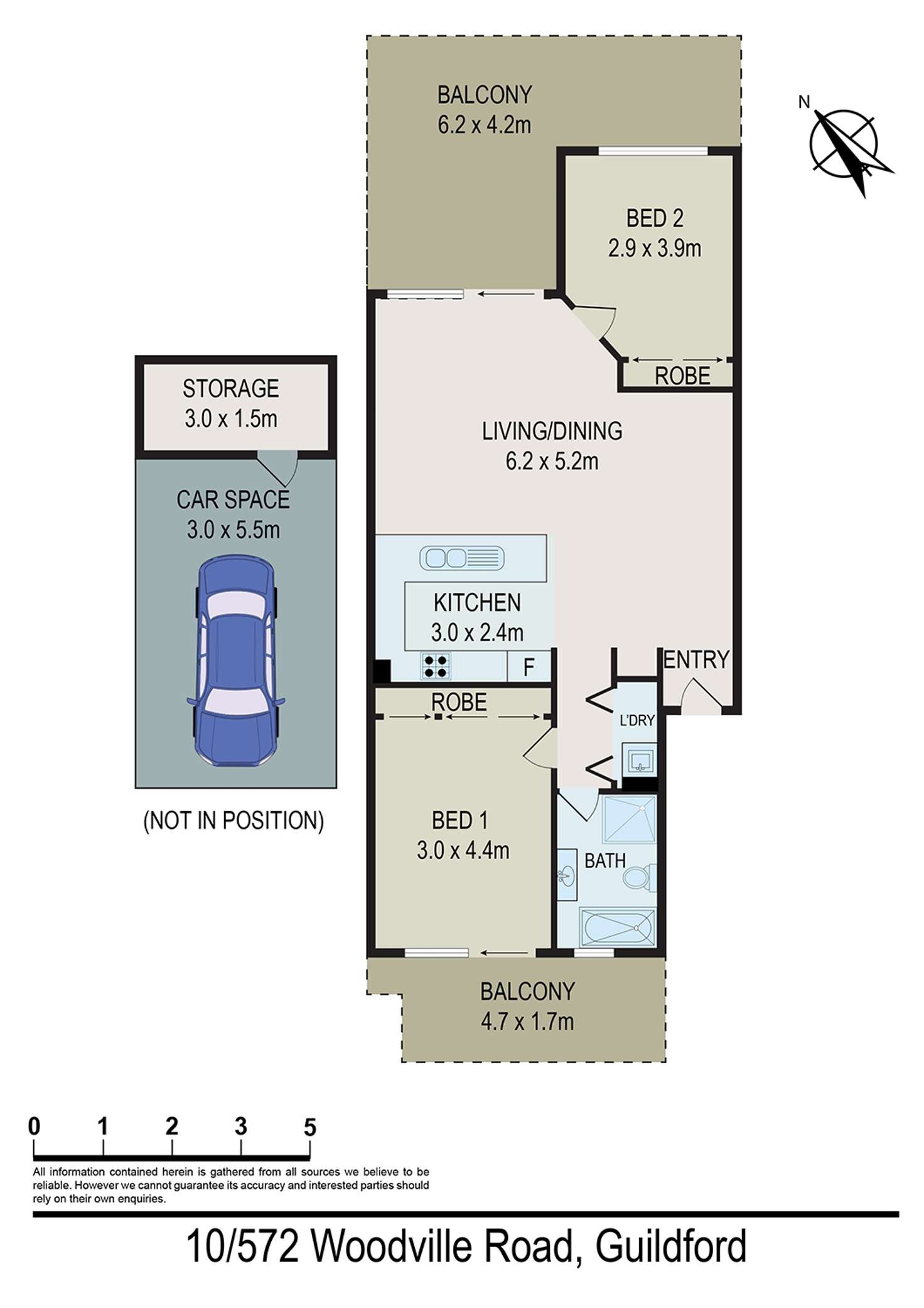Floorplan of Homely unit listing, 10/572-574 Woodville Road, Guildford NSW 2161