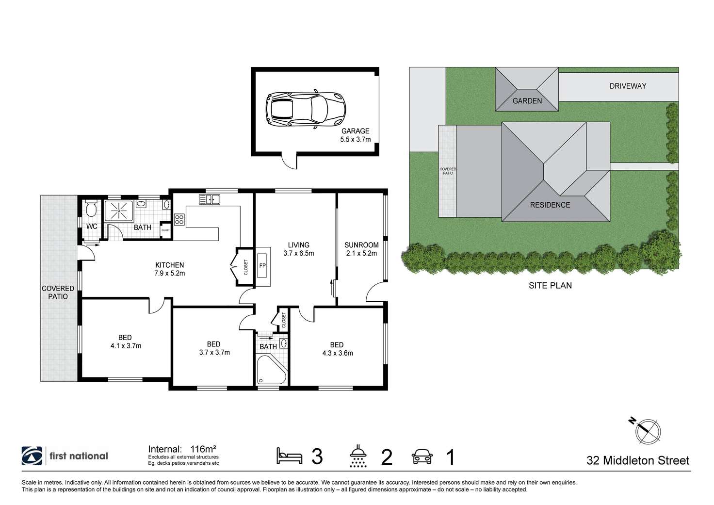 Floorplan of Homely house listing, 32 Middleton Street, Byron Bay NSW 2481