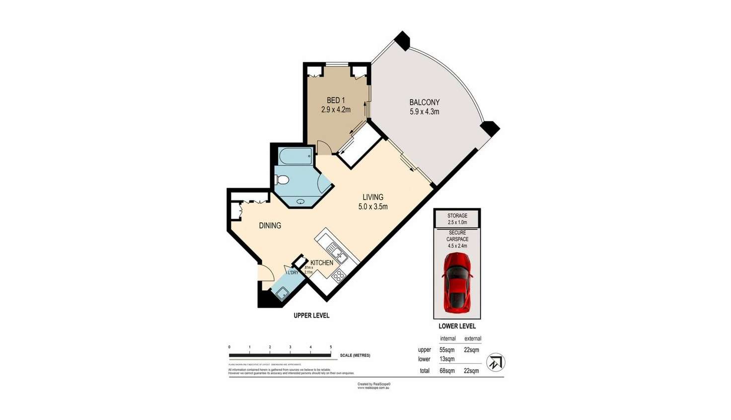 Floorplan of Homely unit listing, 8/5 Chasely Street, Auchenflower QLD 4066