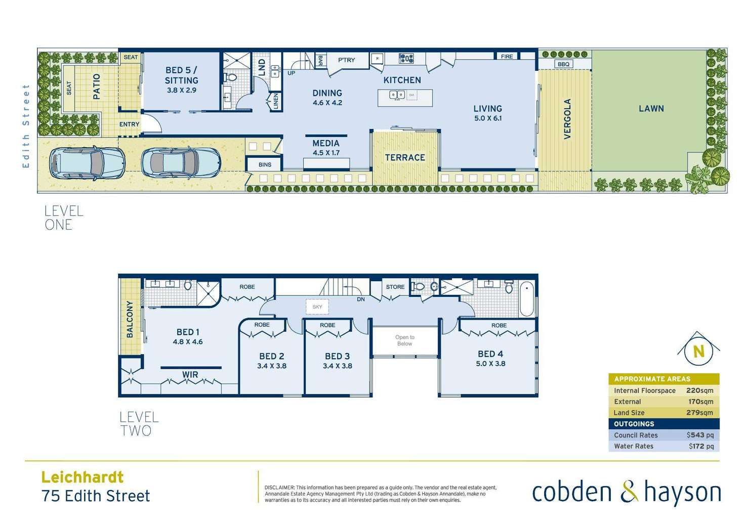 Floorplan of Homely house listing, 75 Edith Street, Leichhardt NSW 2040