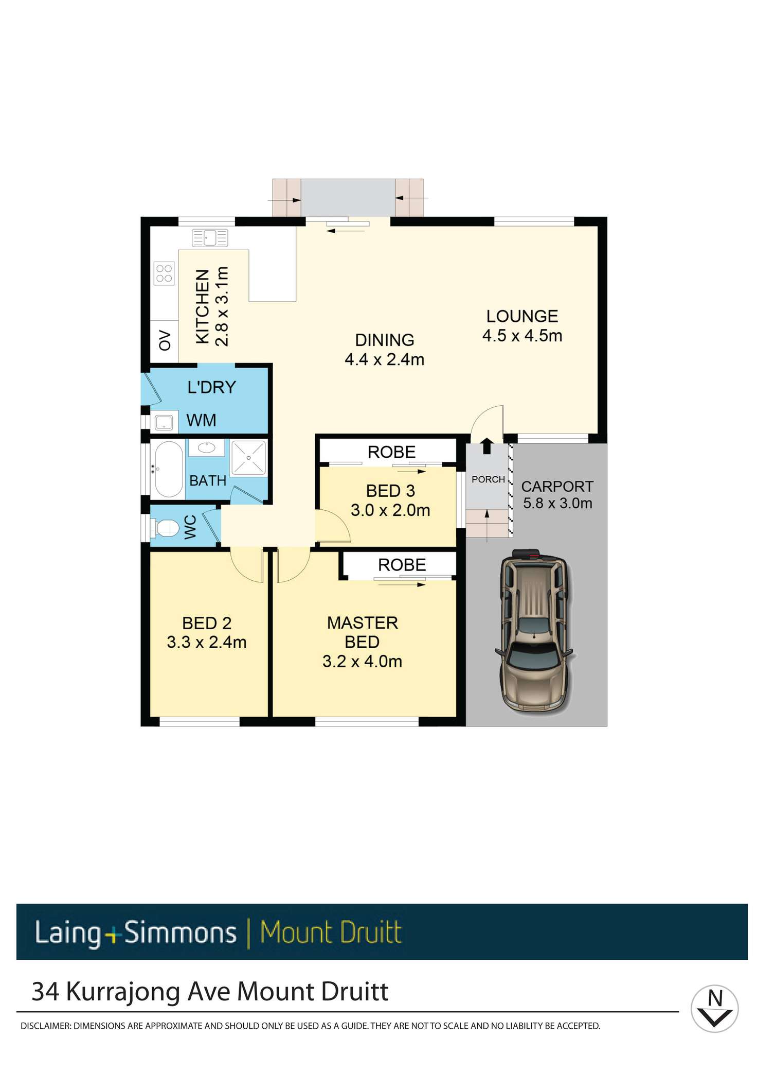 Floorplan of Homely house listing, 34 Kurrajong Avenue, Mount Druitt NSW 2770