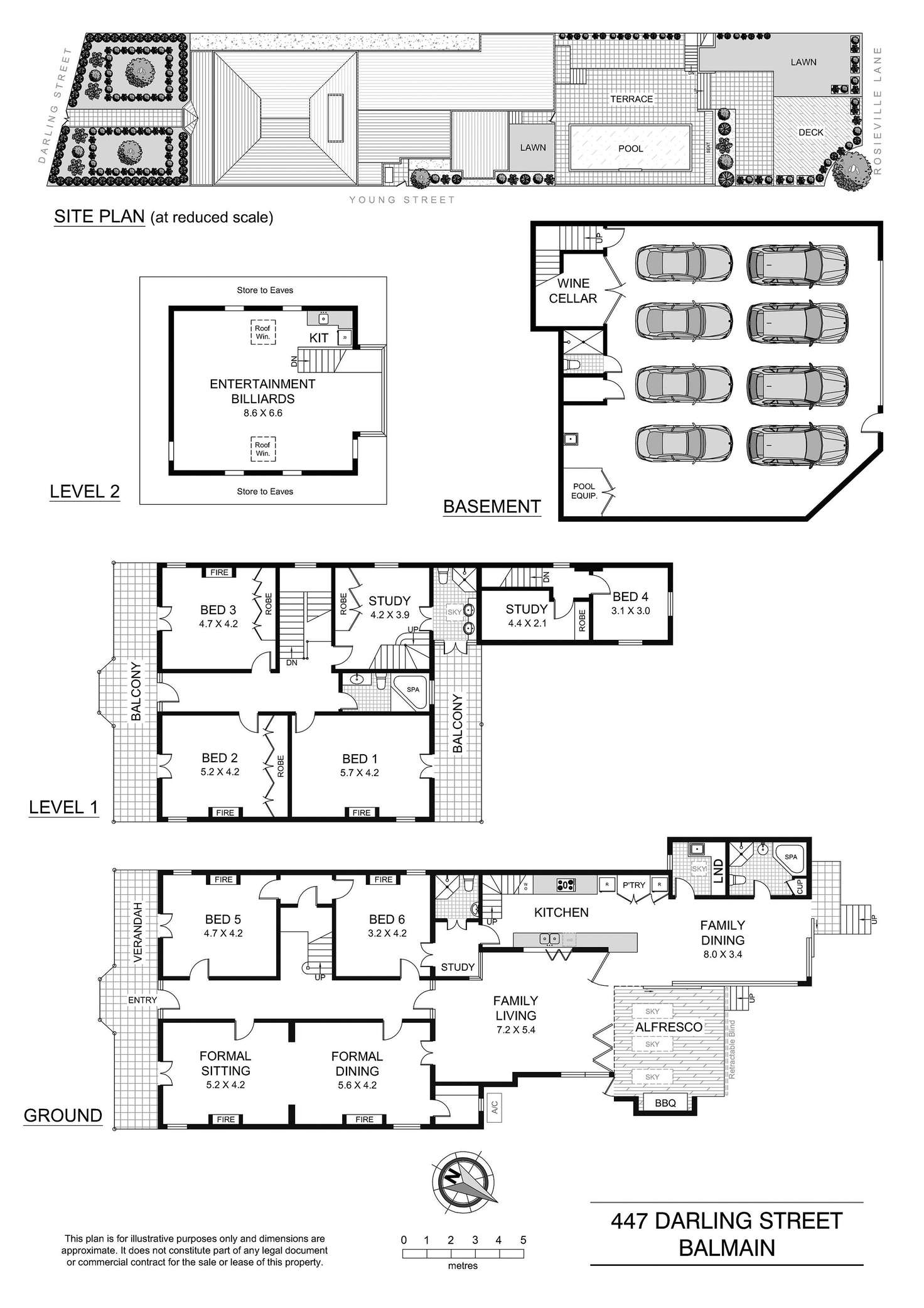 Floorplan of Homely house listing, 447 Darling Street, Balmain NSW 2041