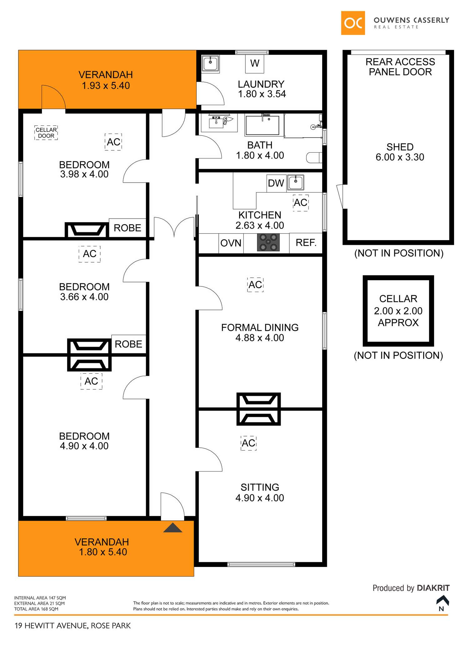 Floorplan of Homely house listing, 19 Hewitt Avenue, Rose Park SA 5067