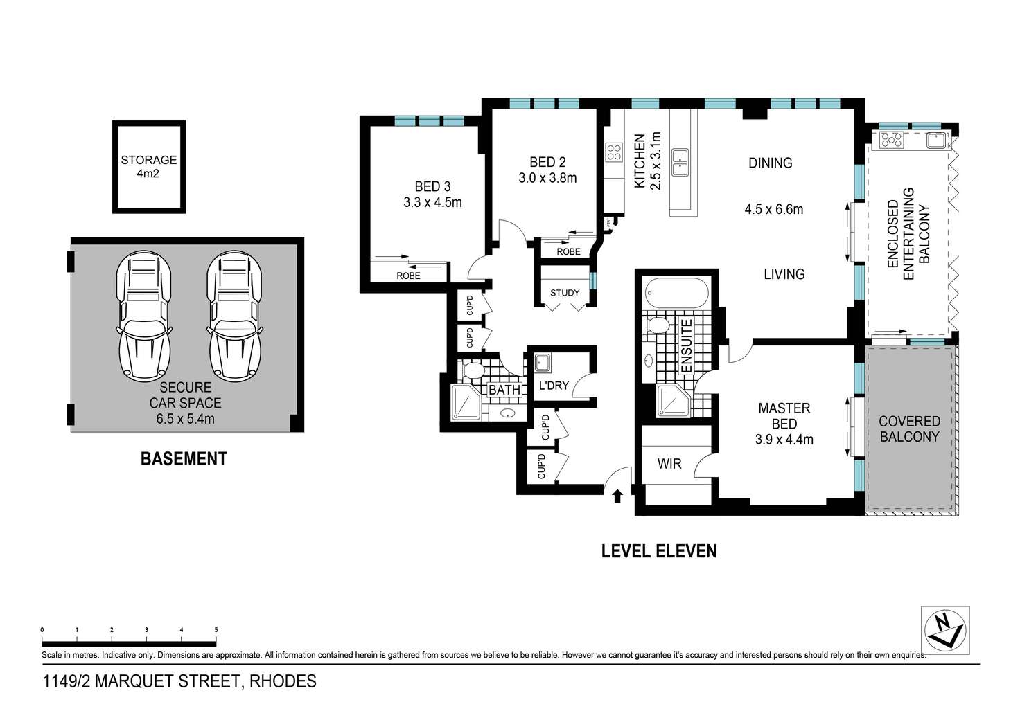 Floorplan of Homely apartment listing, 1149/2 Marquet Street, Rhodes NSW 2138
