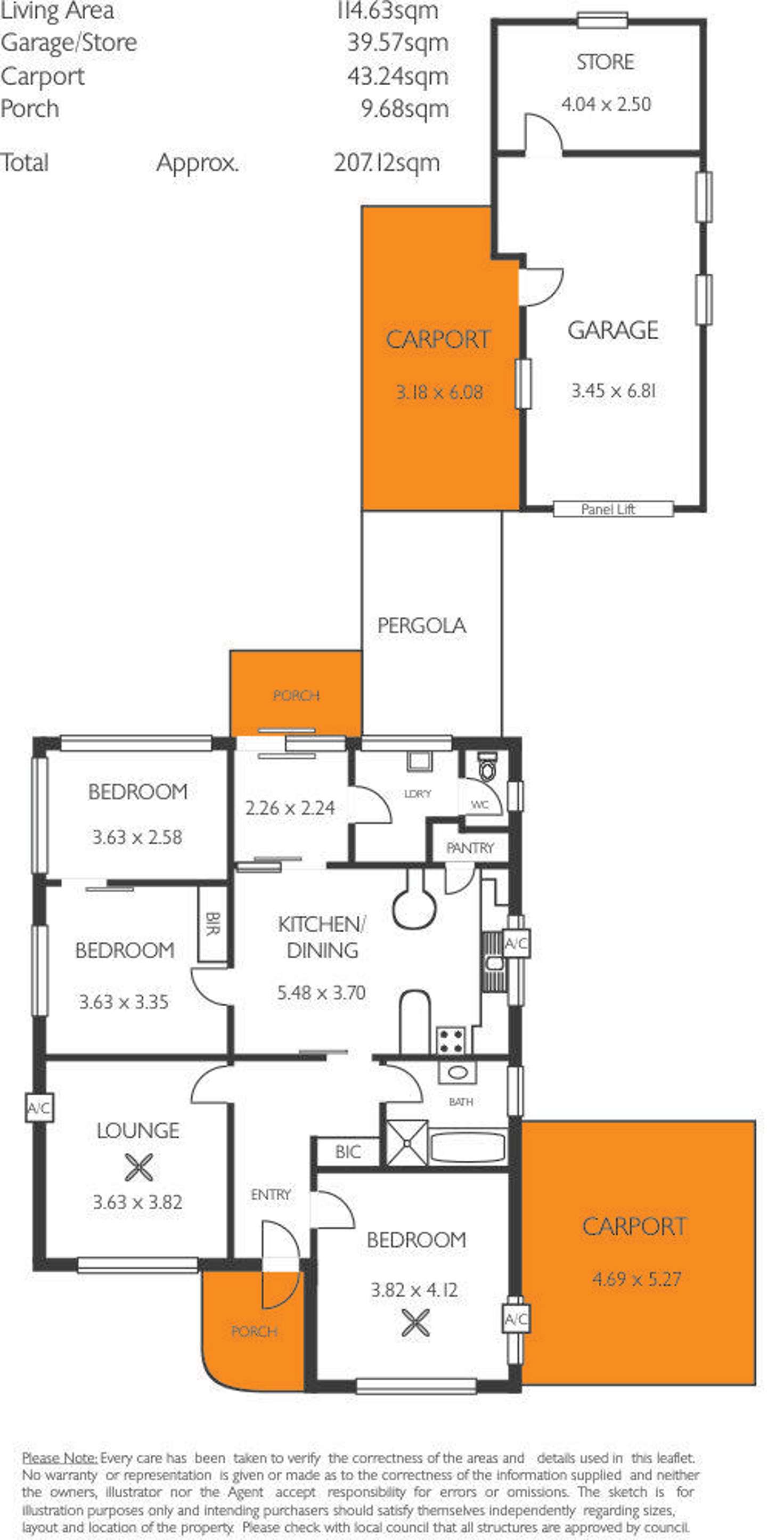 Floorplan of Homely house listing, 7 The Crescent, Blair Athol SA 5084