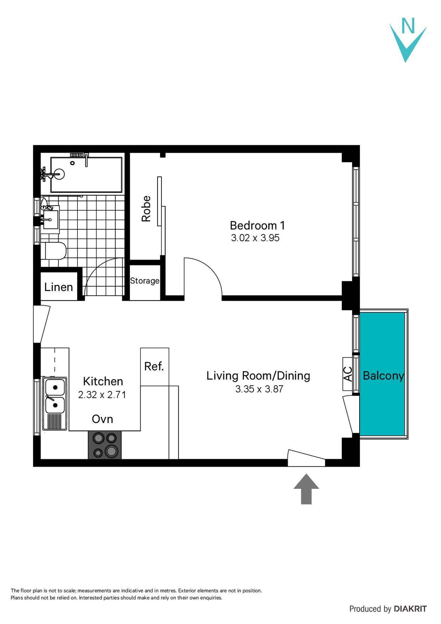 Floorplan of Homely unit listing, 7/495 Cross Road, South Plympton SA 5038