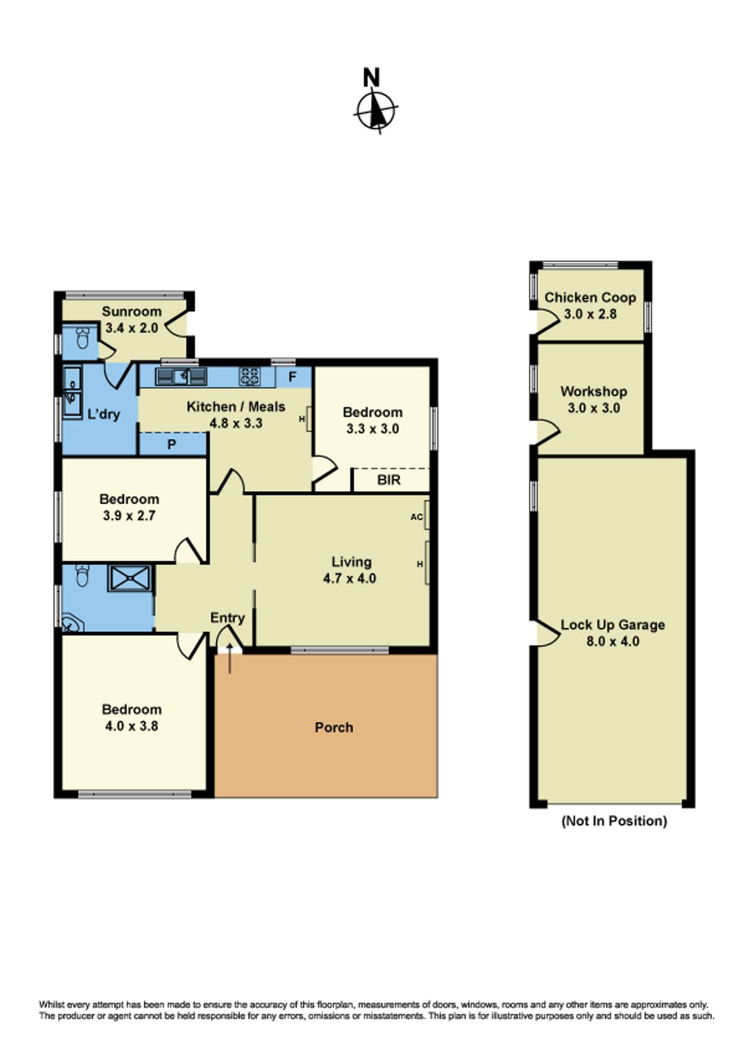 Floorplan of Homely house listing, 60 Cary Street, Sunshine North VIC 3020