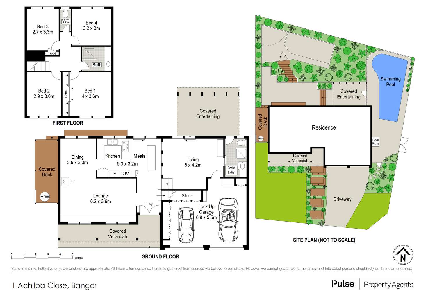 Floorplan of Homely house listing, 1 Achilpa Close, Bangor NSW 2234