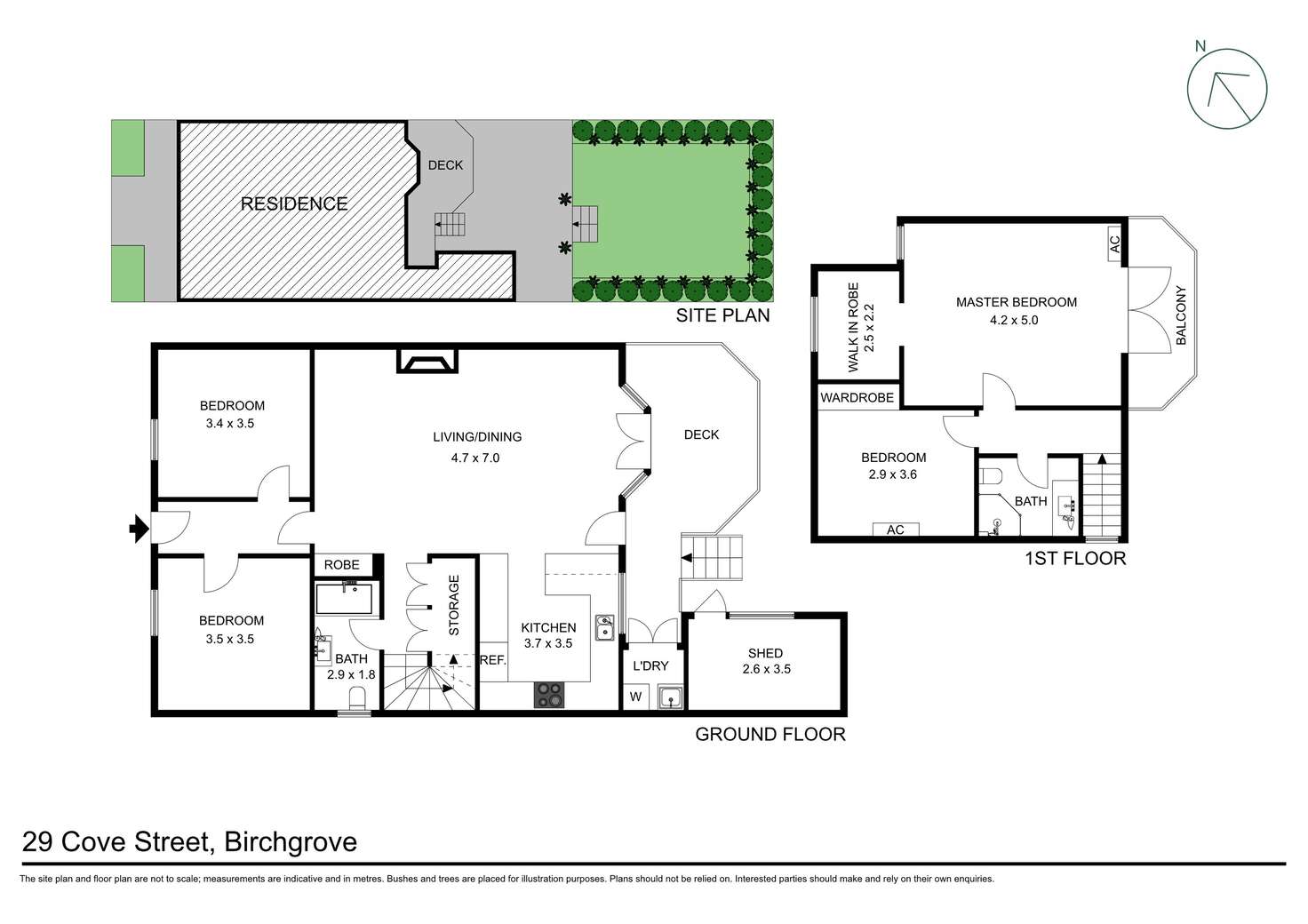 Floorplan of Homely house listing, 29 Cove Street, Birchgrove NSW 2041