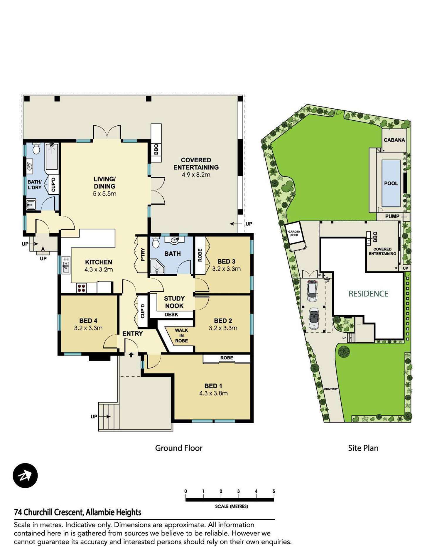 Floorplan of Homely house listing, 74 Churchill Crescent, Allambie Heights NSW 2100