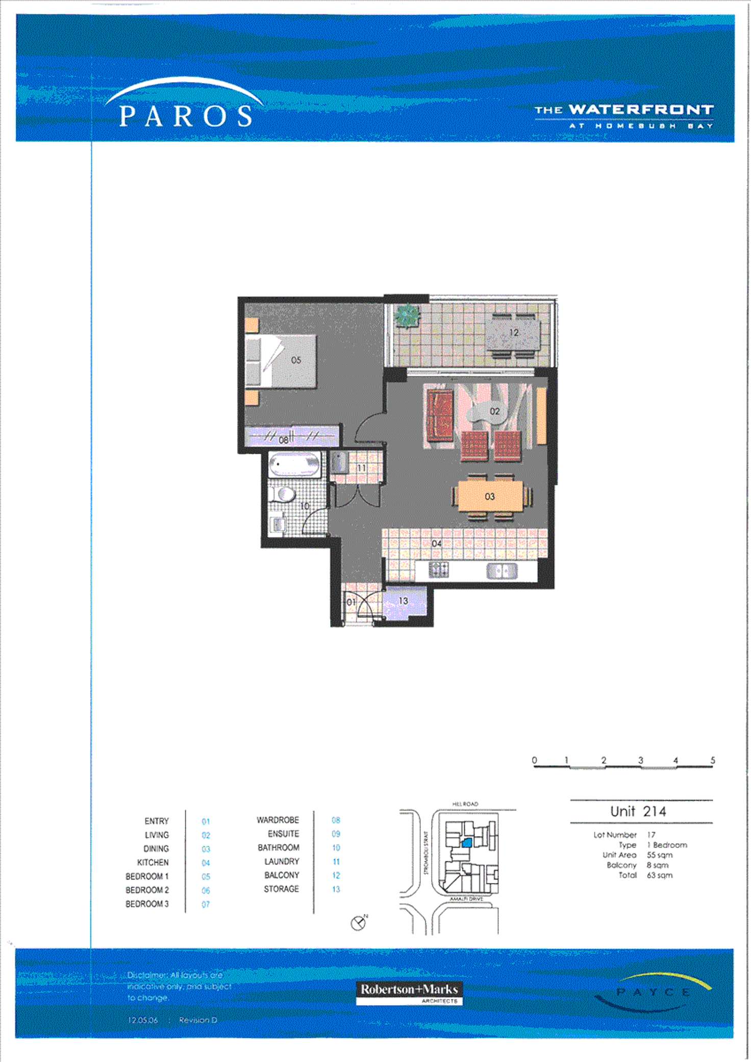 Floorplan of Homely apartment listing, 214/21 Hill Road, Wentworth Point NSW 2127