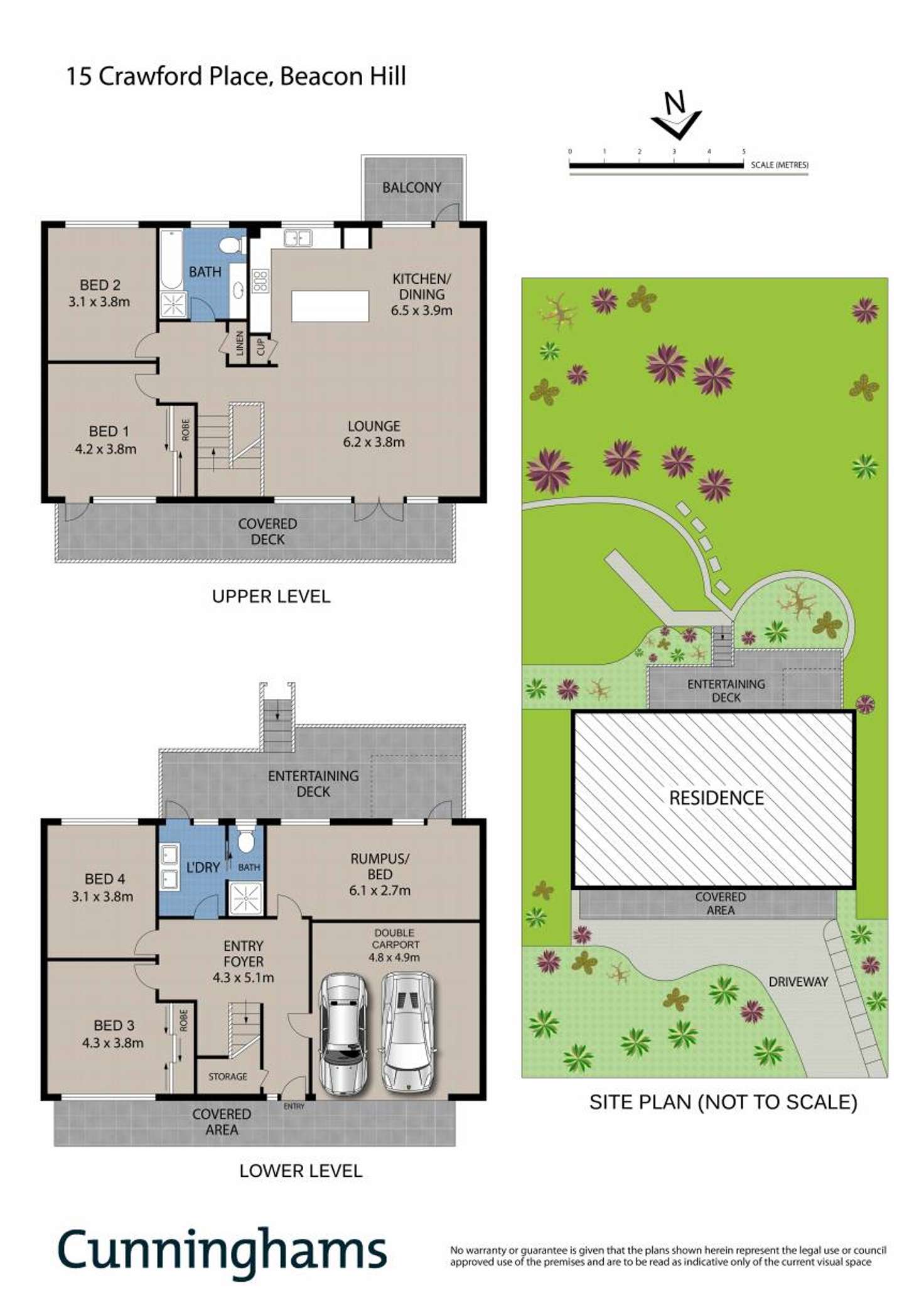 Floorplan of Homely house listing, 15 Crawford Place, Beacon Hill NSW 2100