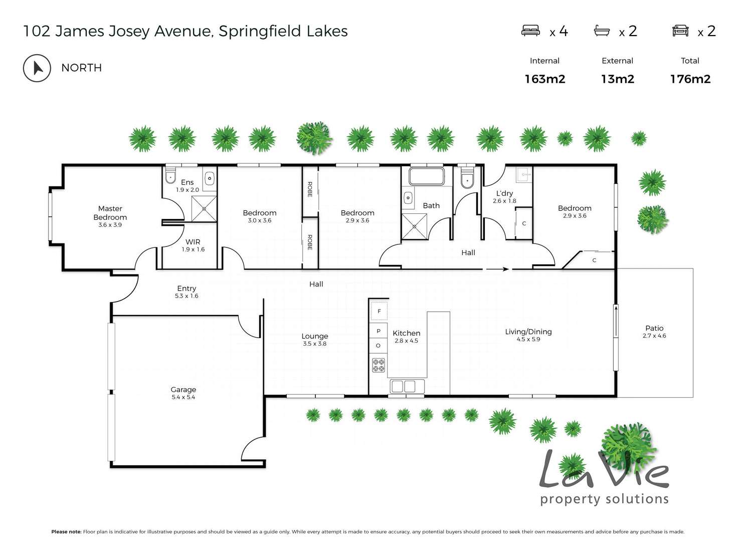 Floorplan of Homely house listing, 102 James Josey Avenue, Springfield Lakes QLD 4300