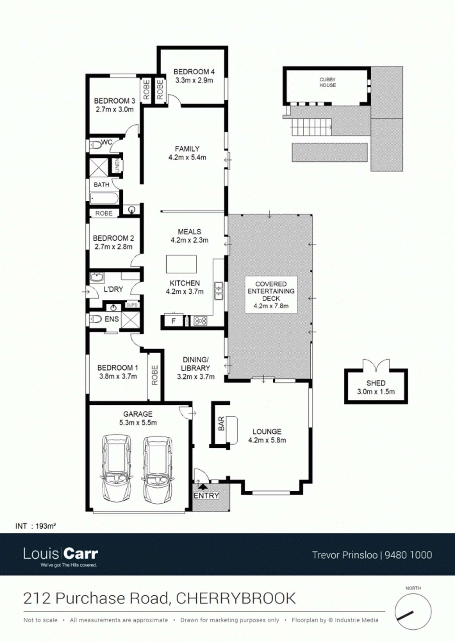 Floorplan of Homely house listing, 212 Purchase Road, Cherrybrook NSW 2126