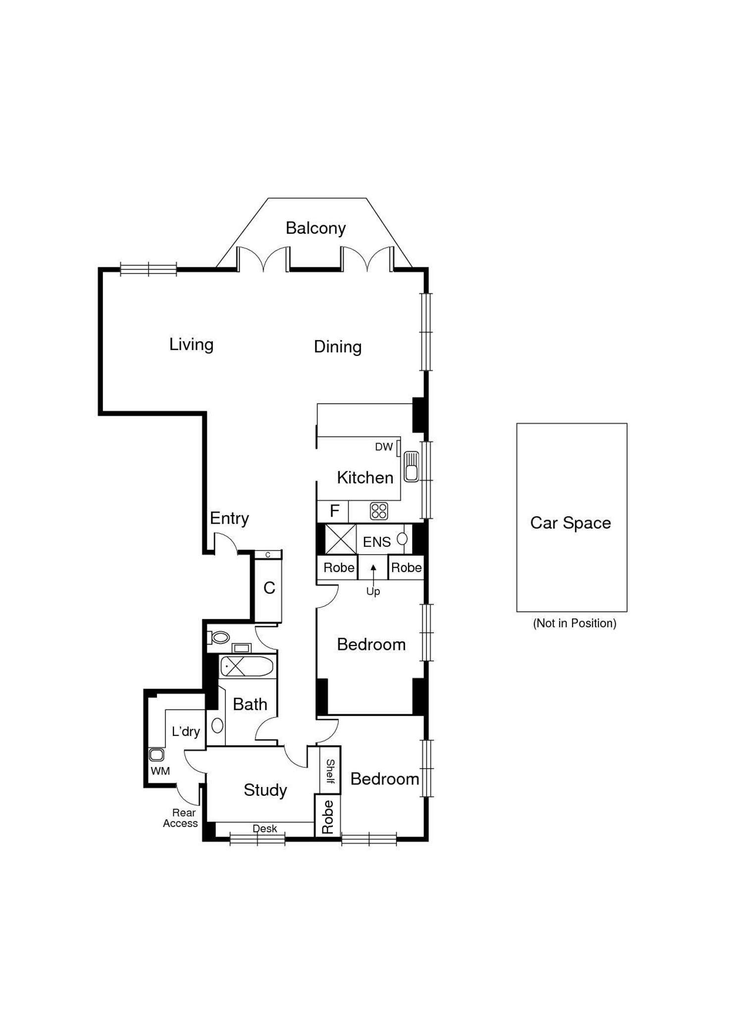 Floorplan of Homely apartment listing, 5/9 Beach Street, Port Melbourne VIC 3207