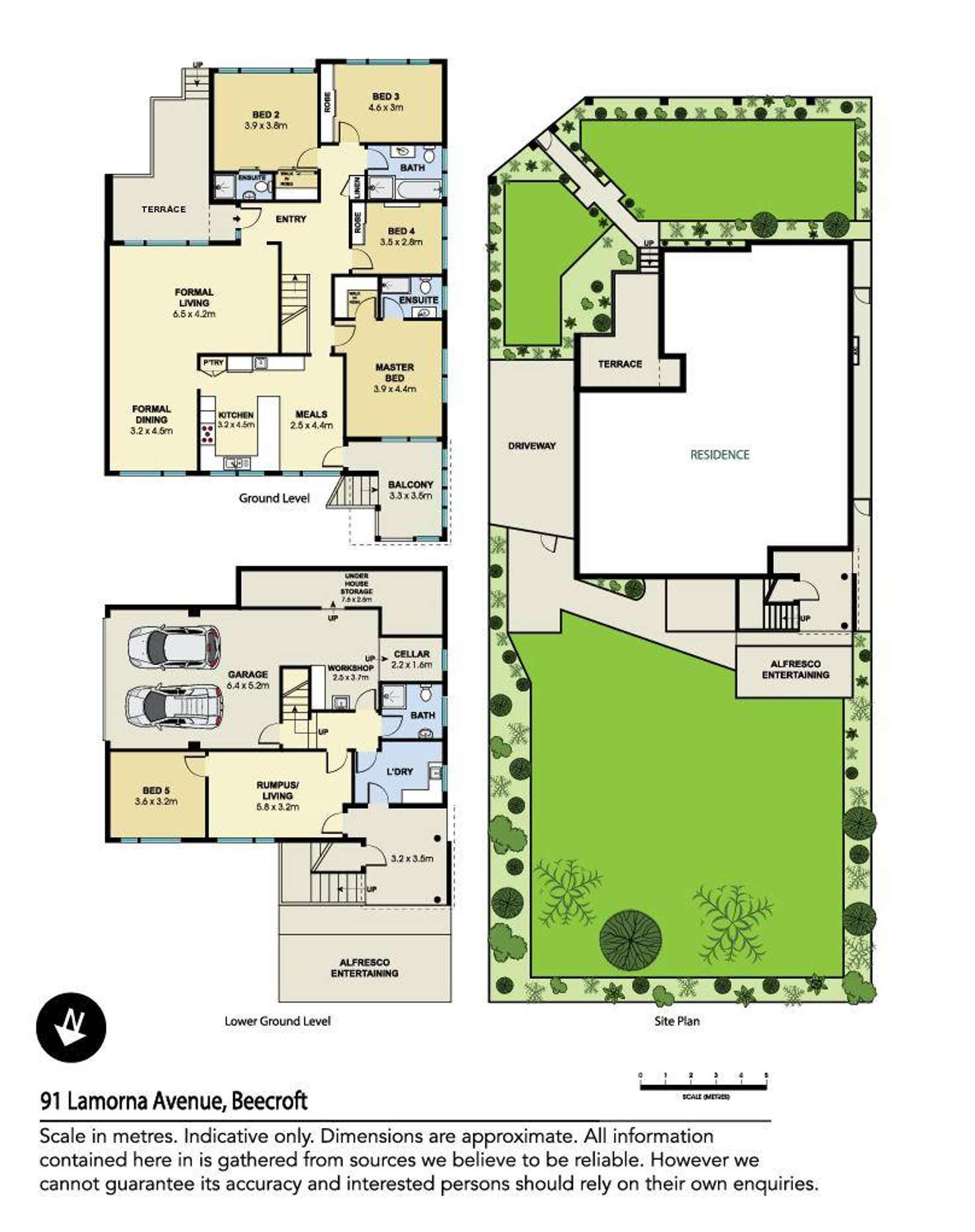 Floorplan of Homely house listing, 91 Lamorna Avenue, Beecroft NSW 2119