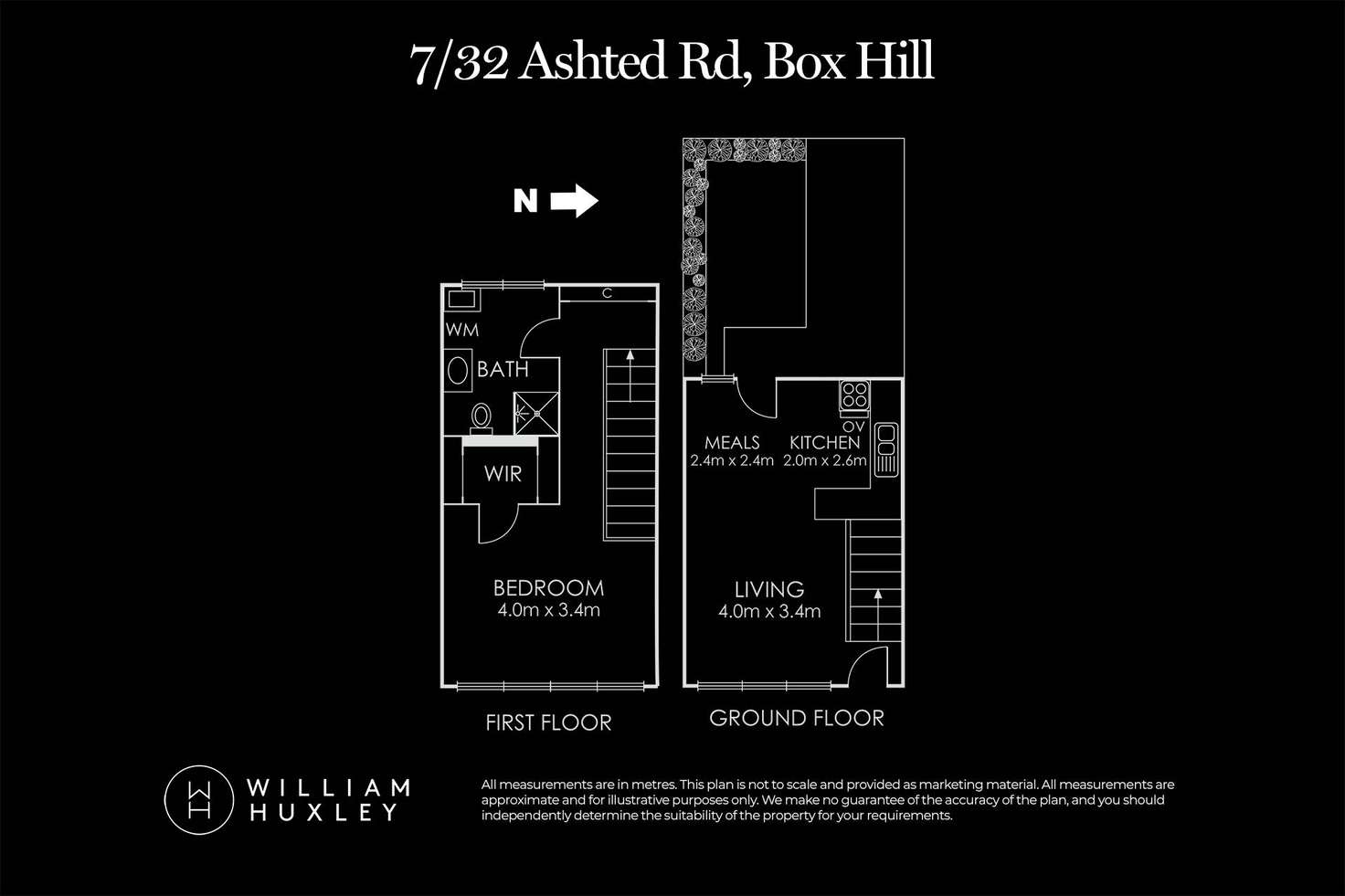 Floorplan of Homely apartment listing, 7/32 Ashted Road, Box Hill VIC 3128