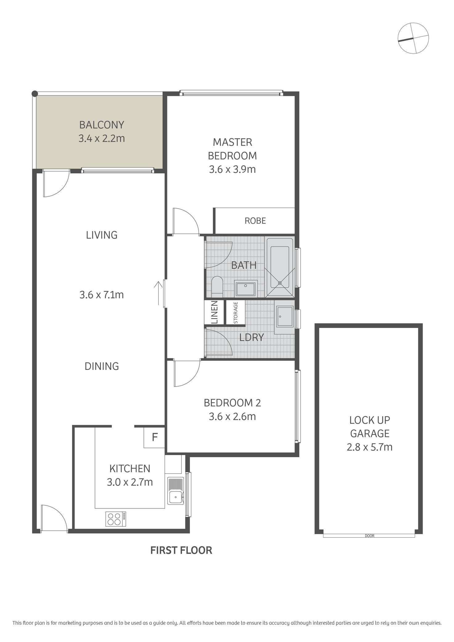 Floorplan of Homely apartment listing, 4/132 Victoria Street, Ashfield NSW 2131