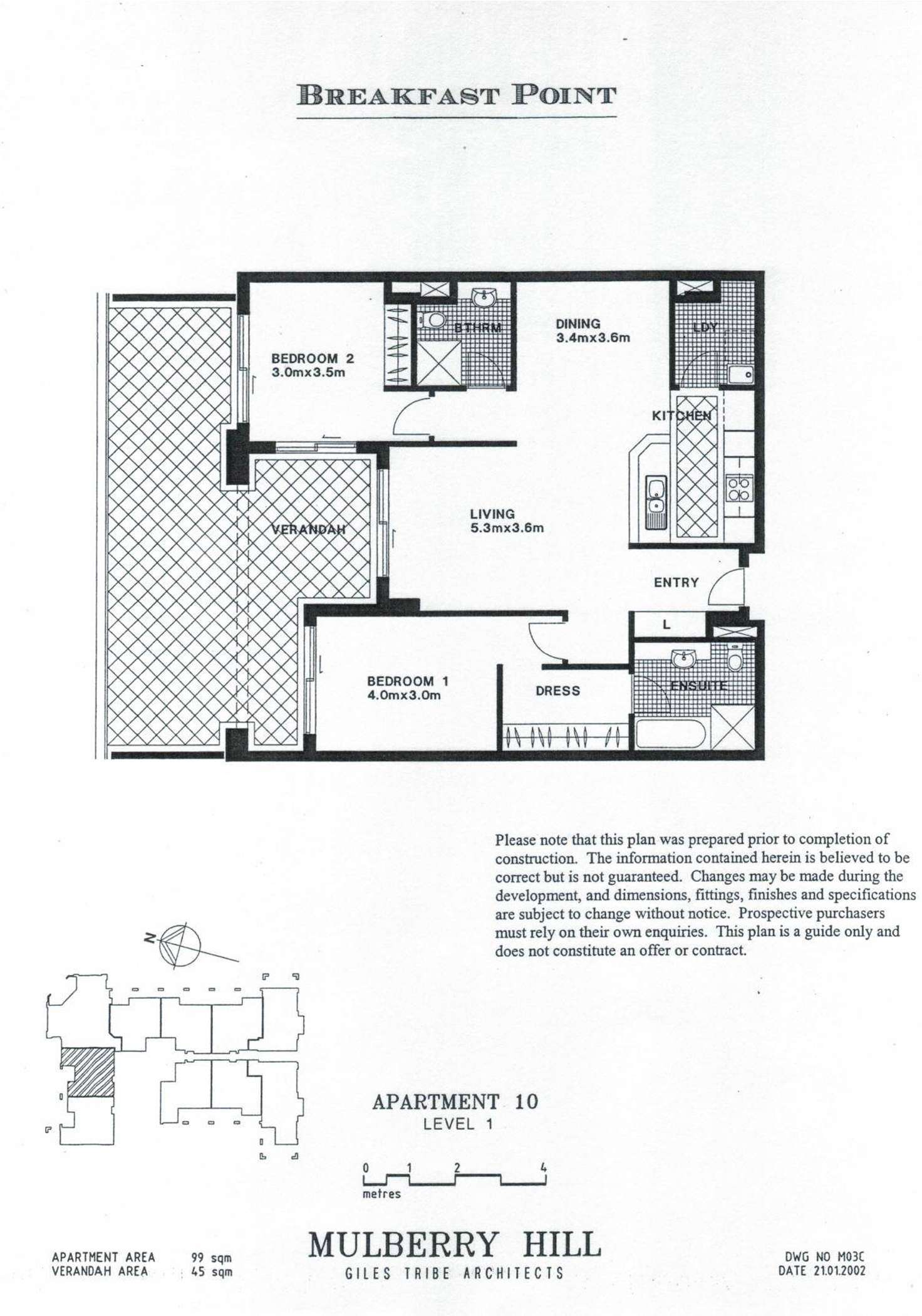 Floorplan of Homely apartment listing, 10/25 Market Street, Breakfast Point NSW 2137