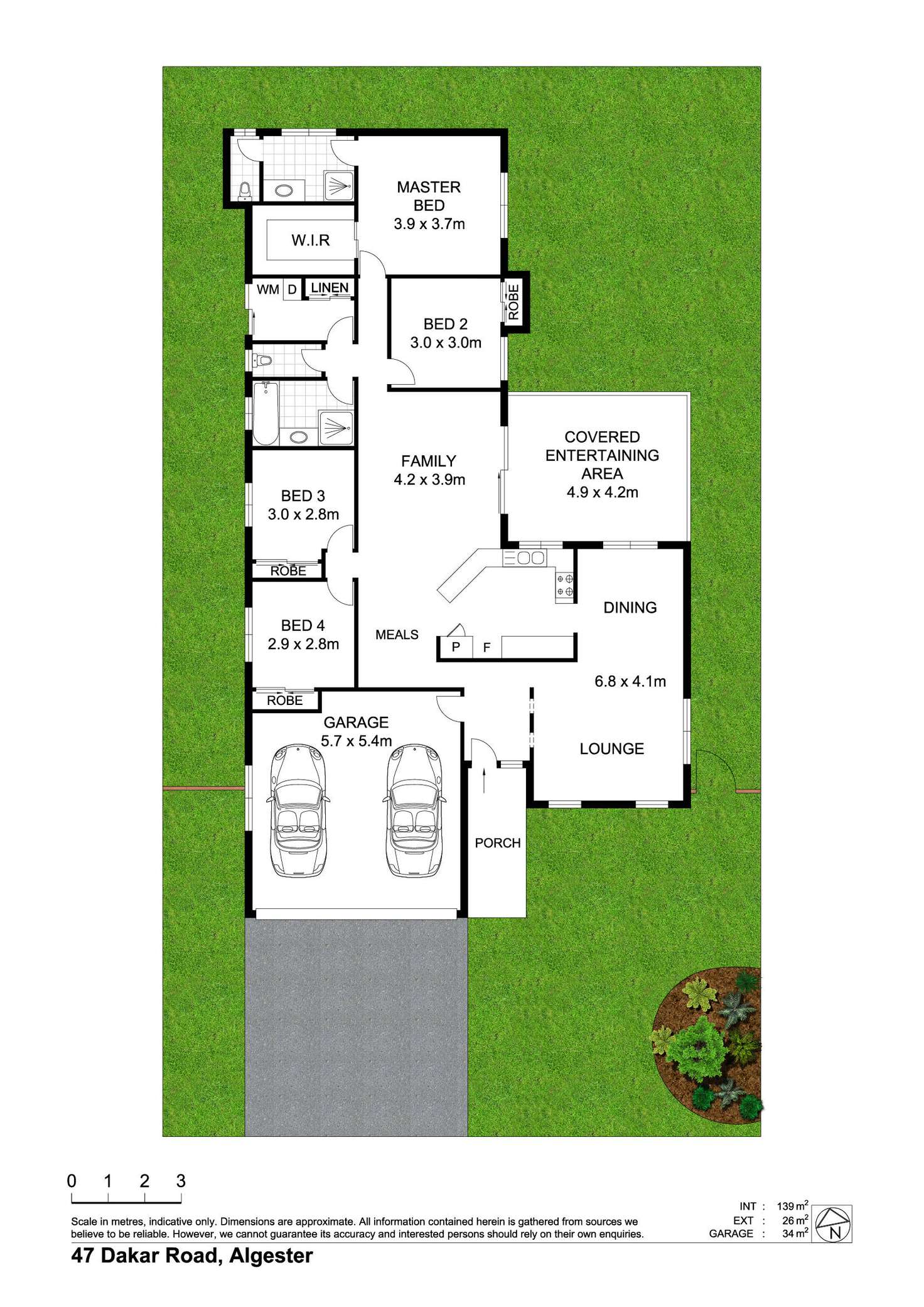 Floorplan of Homely house listing, 47 Dakar Road, Algester QLD 4115