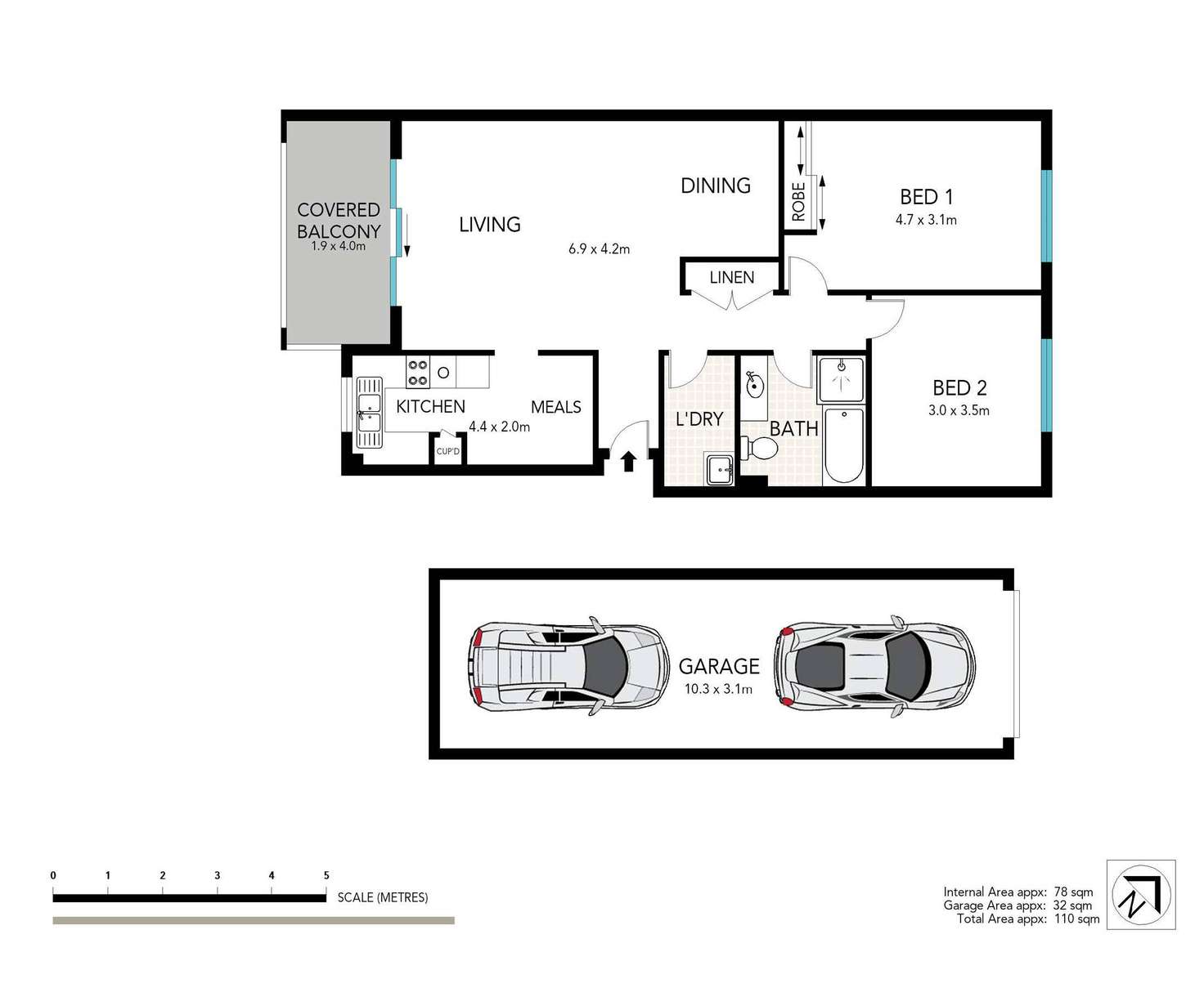 Floorplan of Homely apartment listing, 26/8 Buller Road, Artarmon NSW 2064