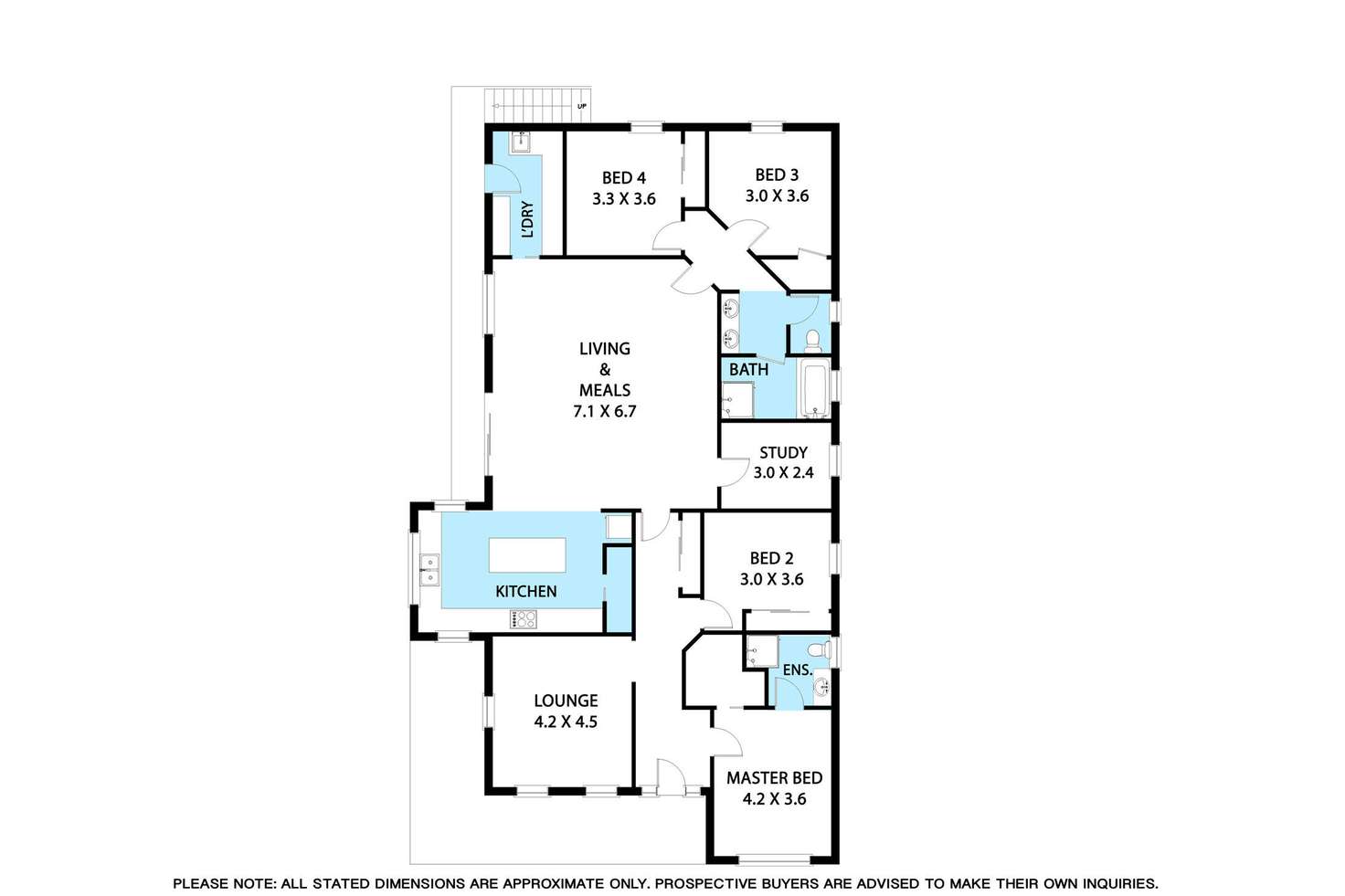 Floorplan of Homely house listing, 1 Epsom Close, Bacchus Marsh VIC 3340