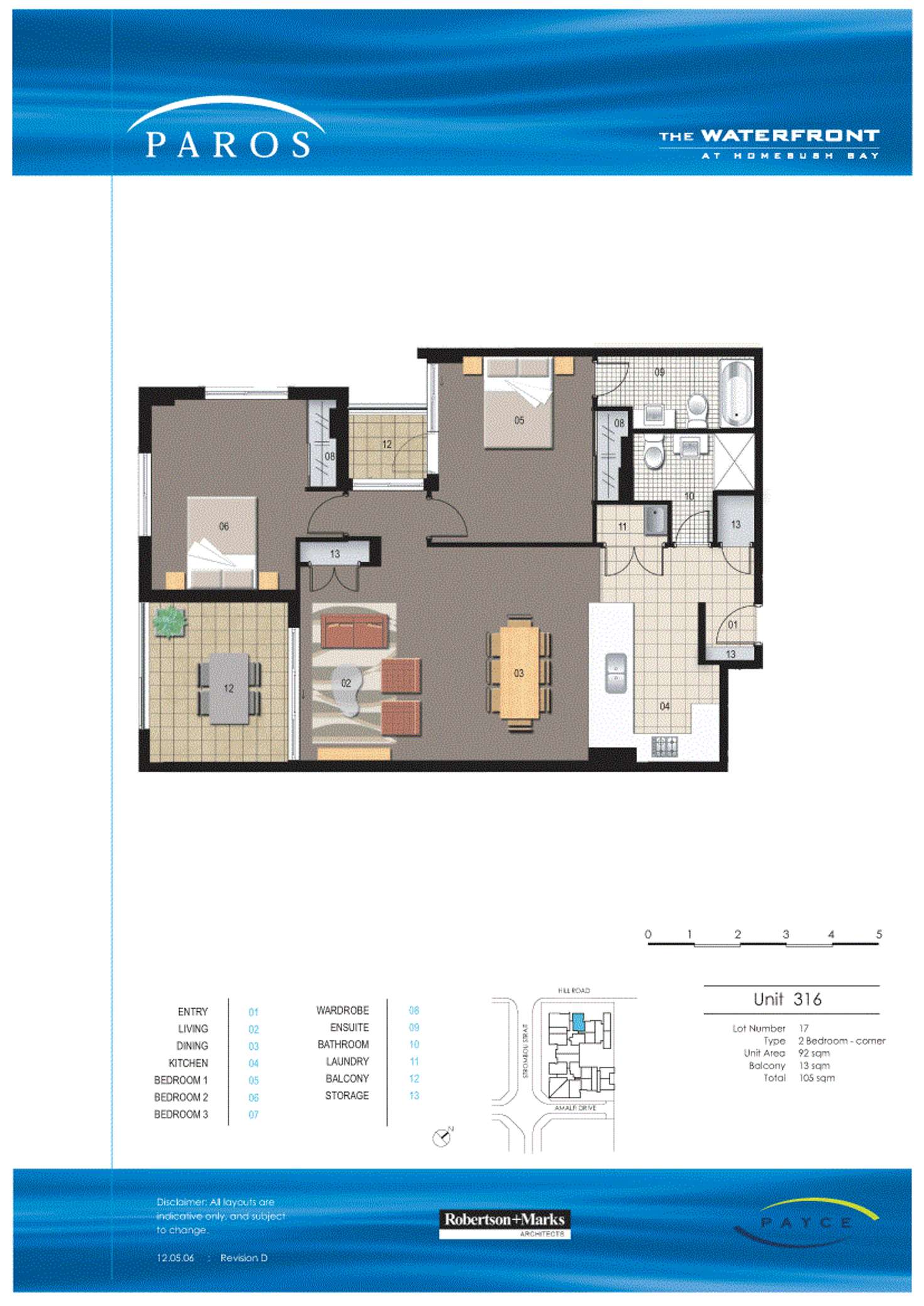 Floorplan of Homely apartment listing, 316/21 Hill Road, Wentworth Point NSW 2127